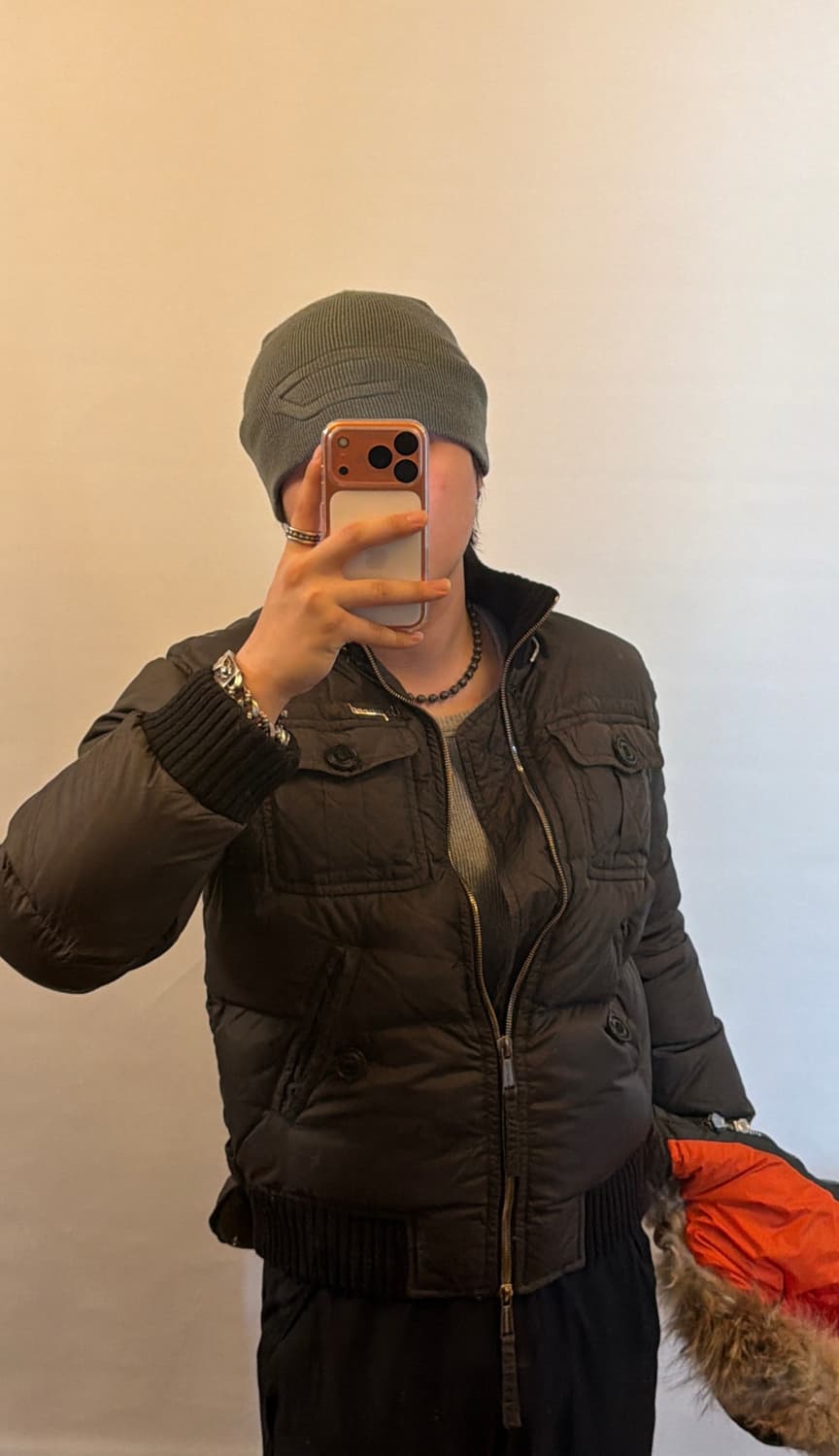 디스퀘어드 퍼후드 패딩자켓 (국내유일) 상품이미지3