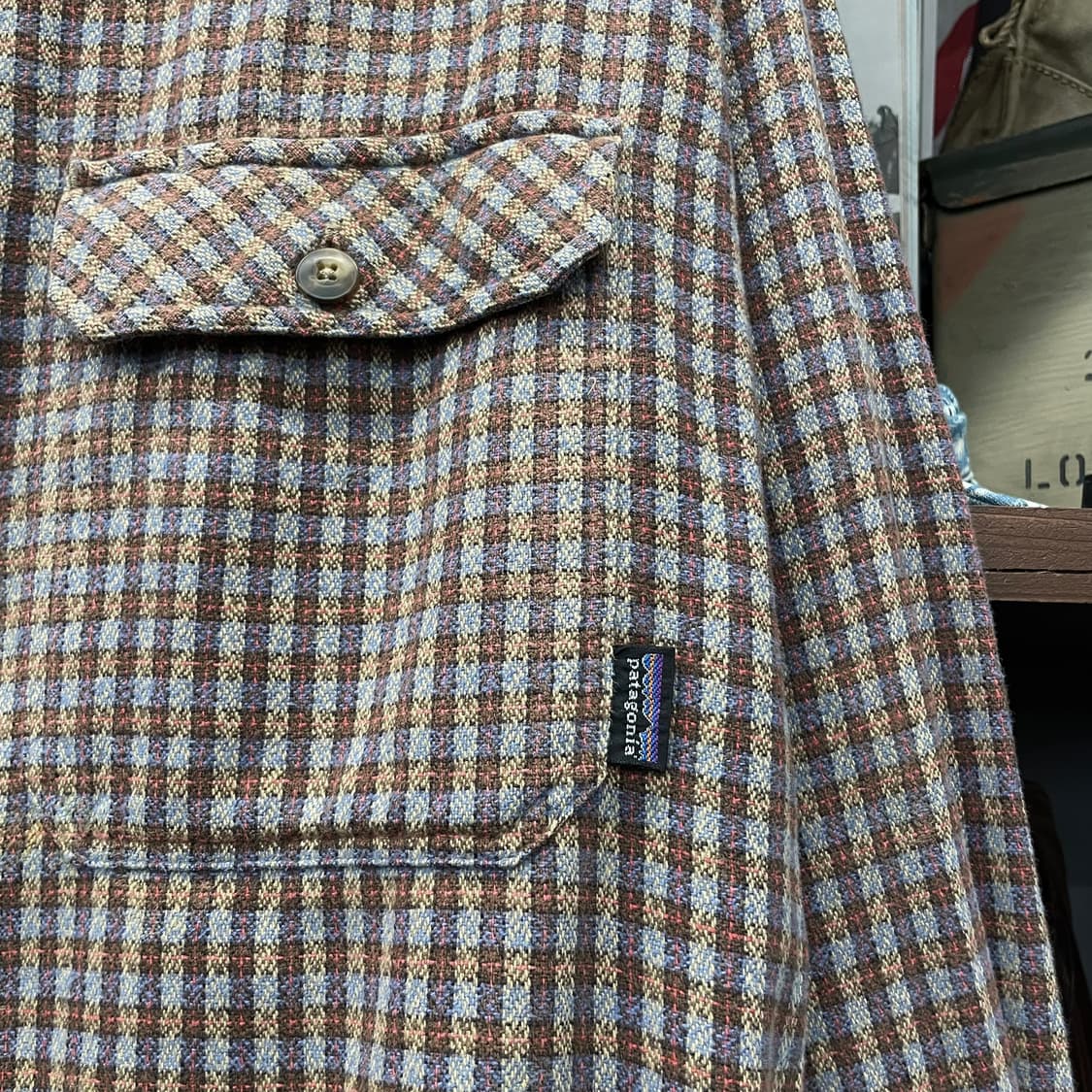 파타고니아 오가닉 코튼 멀티 체크 포켓 플란넬 셔츠 상품이미지5