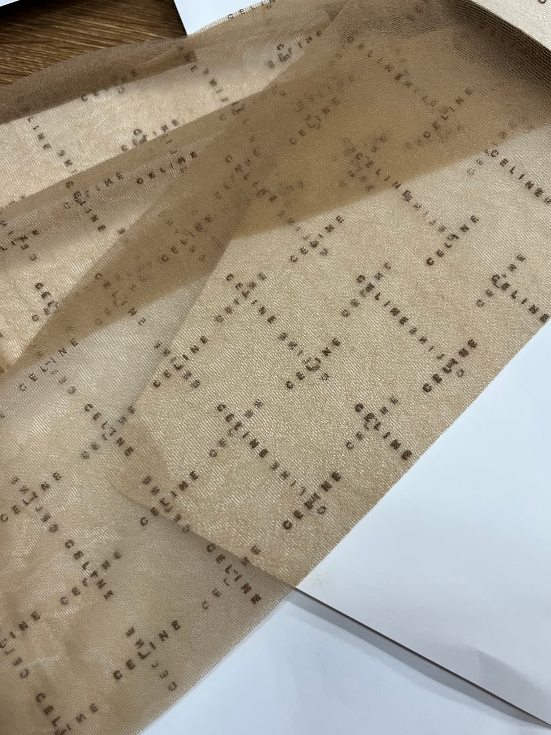 (Deadstock)Celine 셀린느 로고 스타킹 스킨 상품이미지7