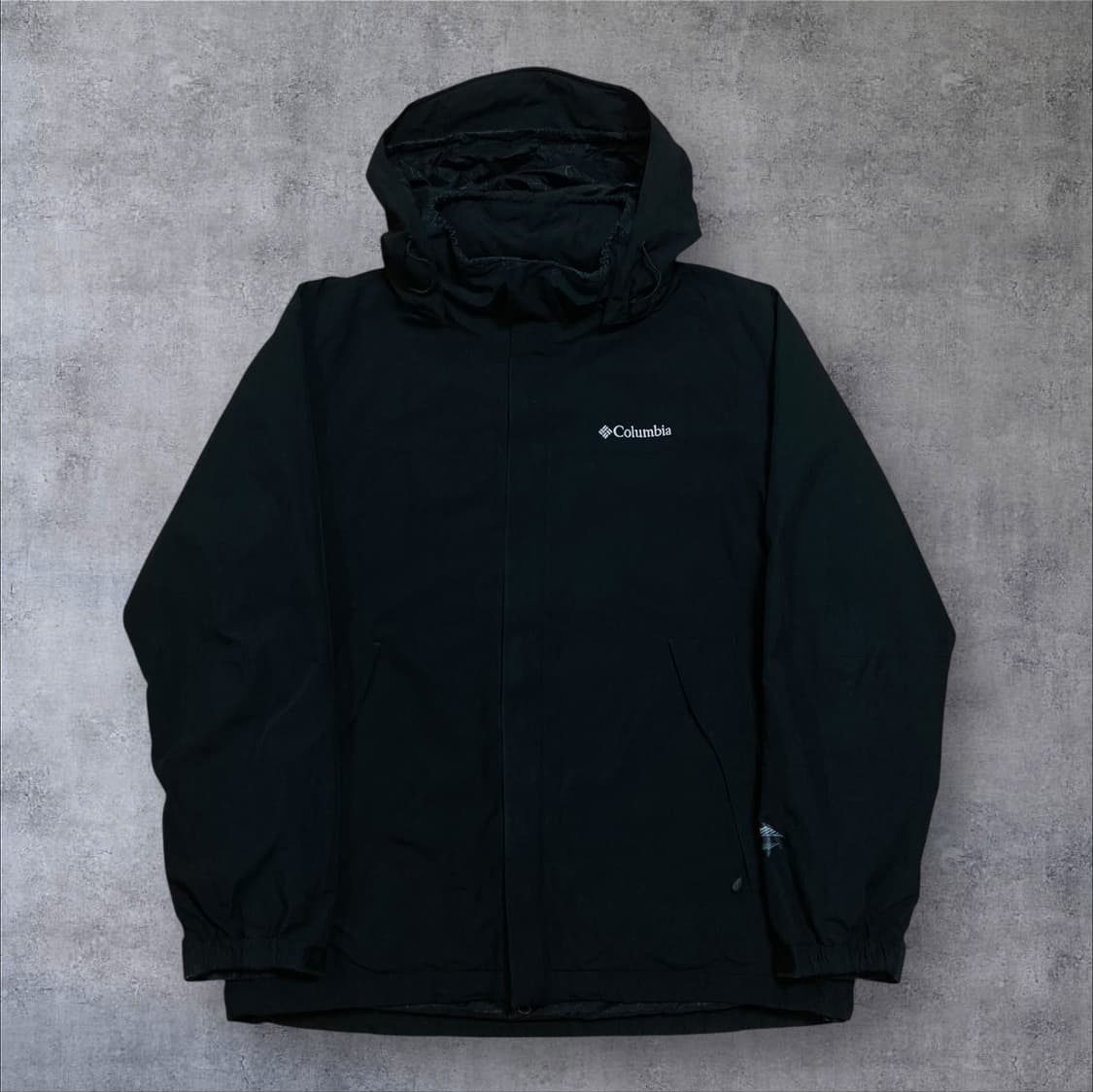 컬럼비아 스몰 로고 블랙 바람막이 상품이미지1