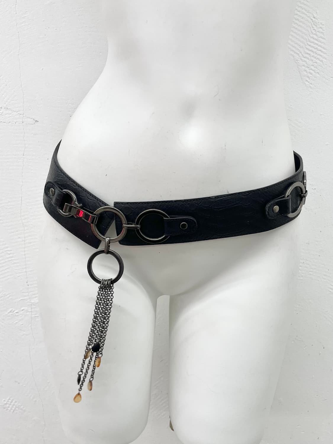 락시크 와이드 체인 레이어드 벨트 상품이미지2