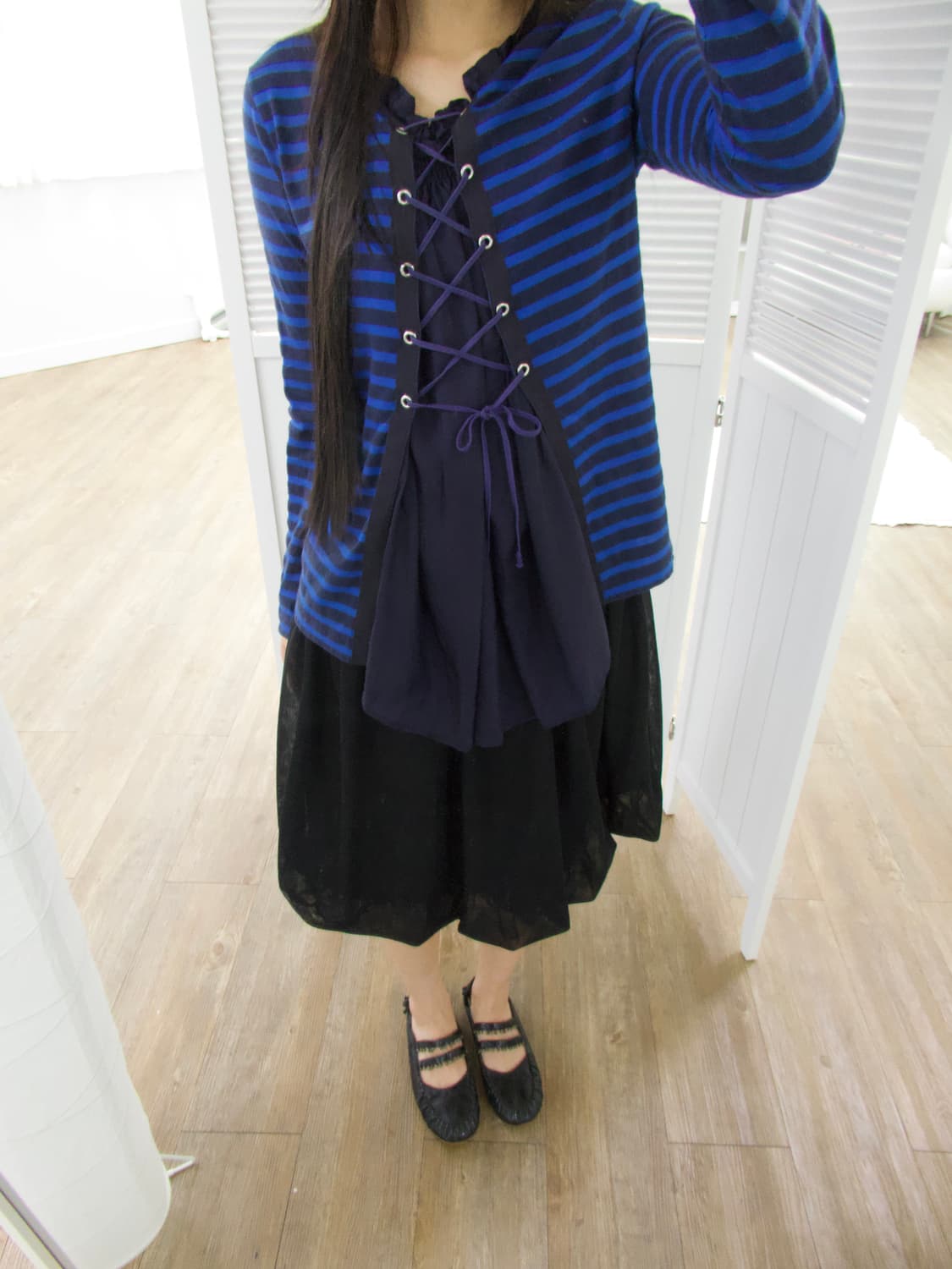 Sacai 사카이 럭 프릴 탑 상품이미지7