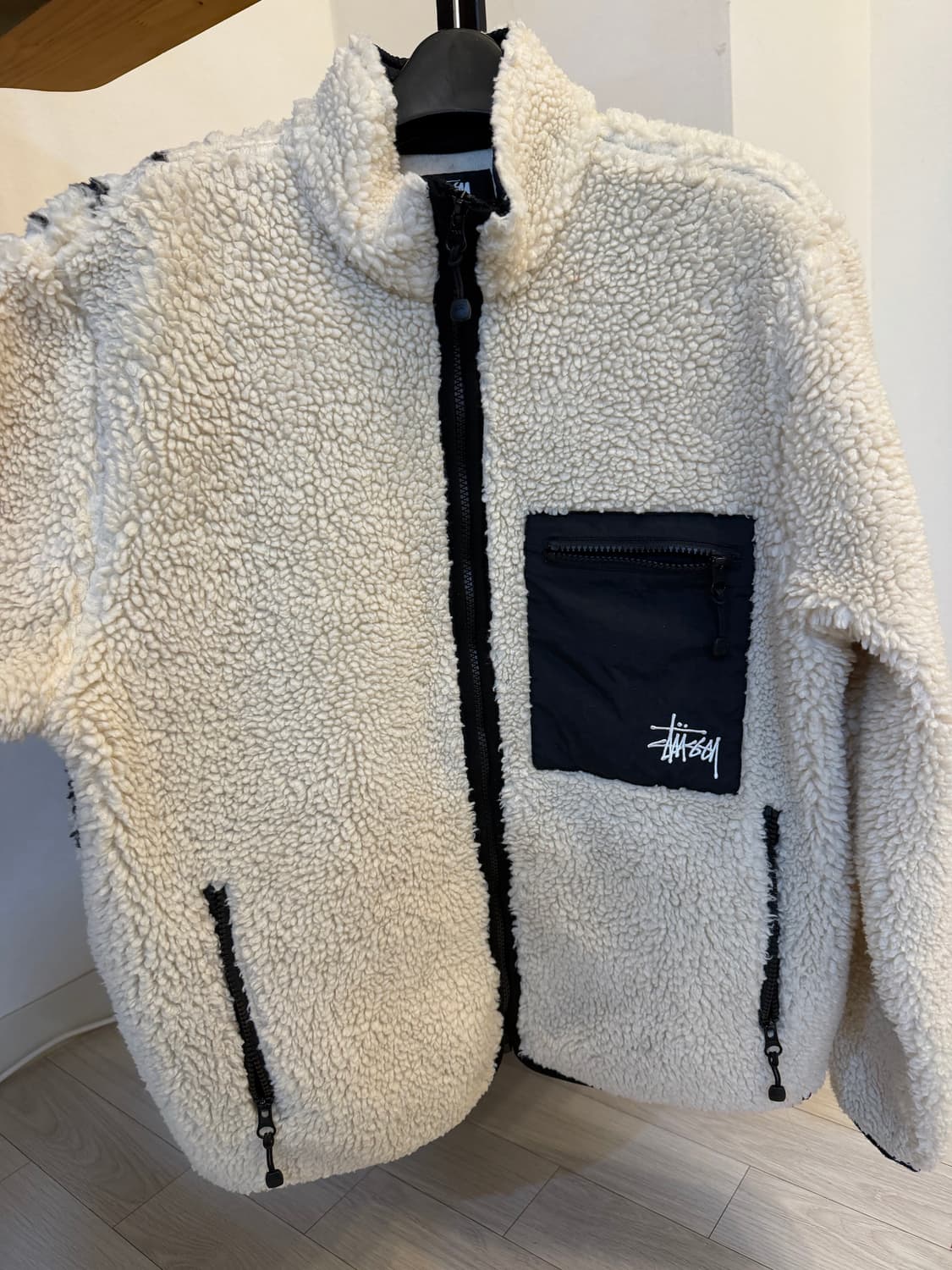 스투시 비너스 자카드 쉐르파 자켓 상품이미지1