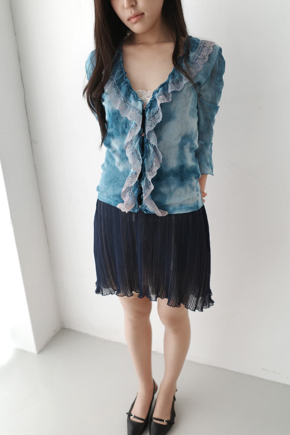 frill lace cardigun 상품이미지5