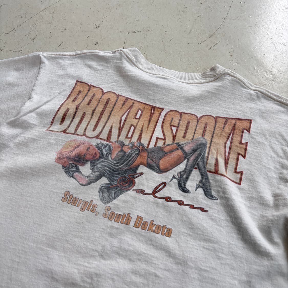 00s 브로큰 스포크 살롱 바이크 바 빈티지 롱슬리브 L 상품이미지9