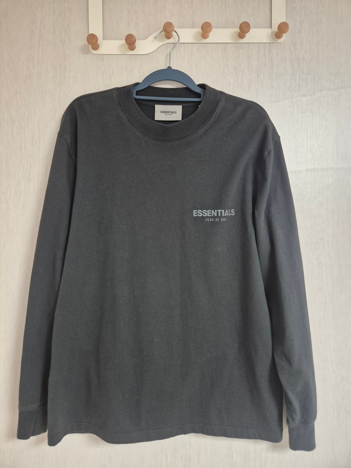 피어오브갓 에센셜 크루넥 롱슬리브 M 블랙 상품이미지1