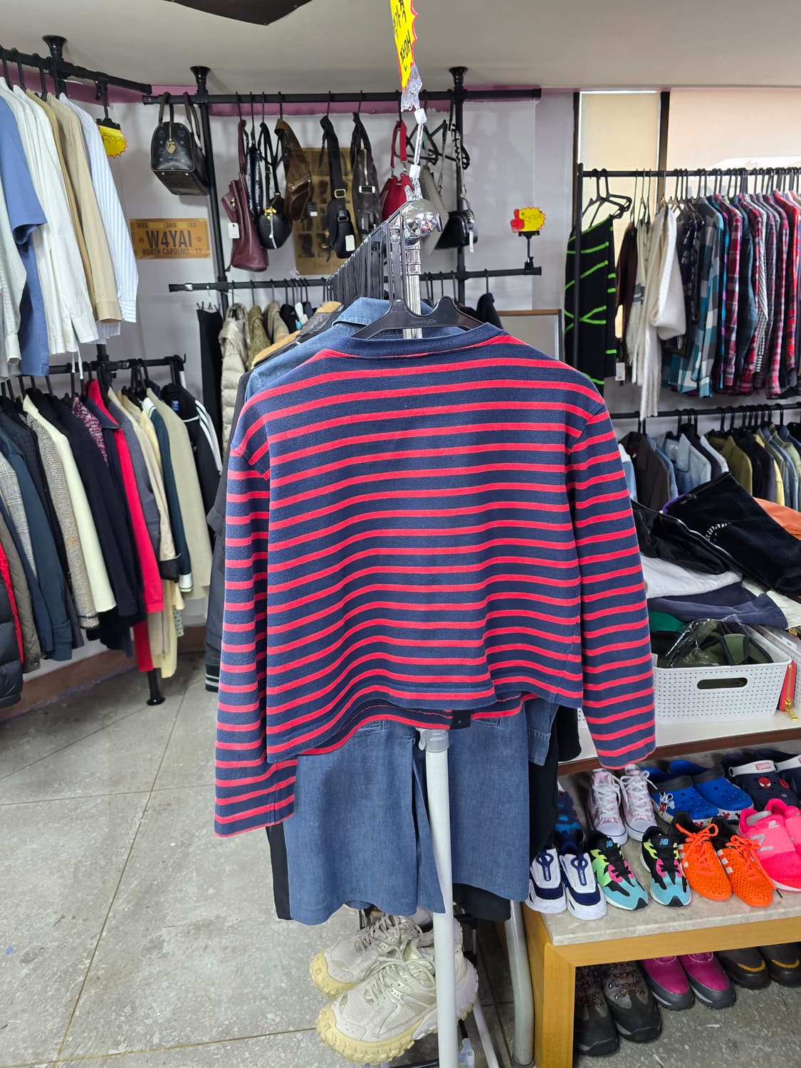 베네통 '91 올드룩 줄무늬 가디건 (1234) 상품이미지2