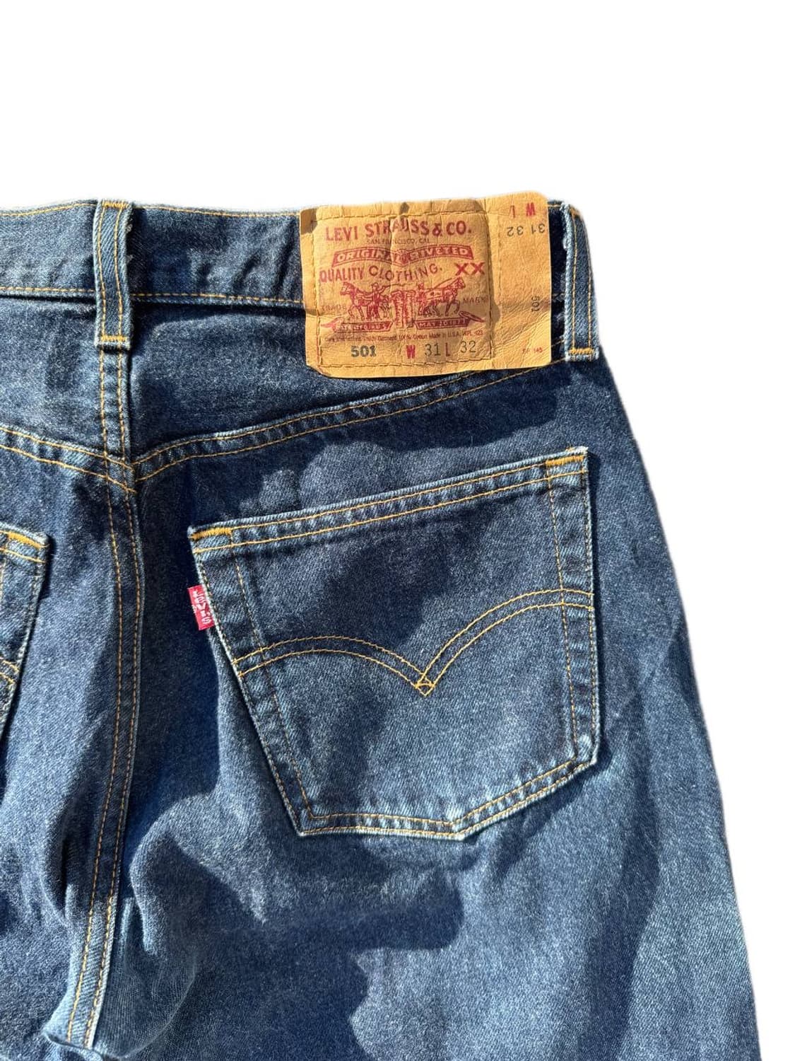 Levis 501 indigo jeans (28) p13 상품이미지4