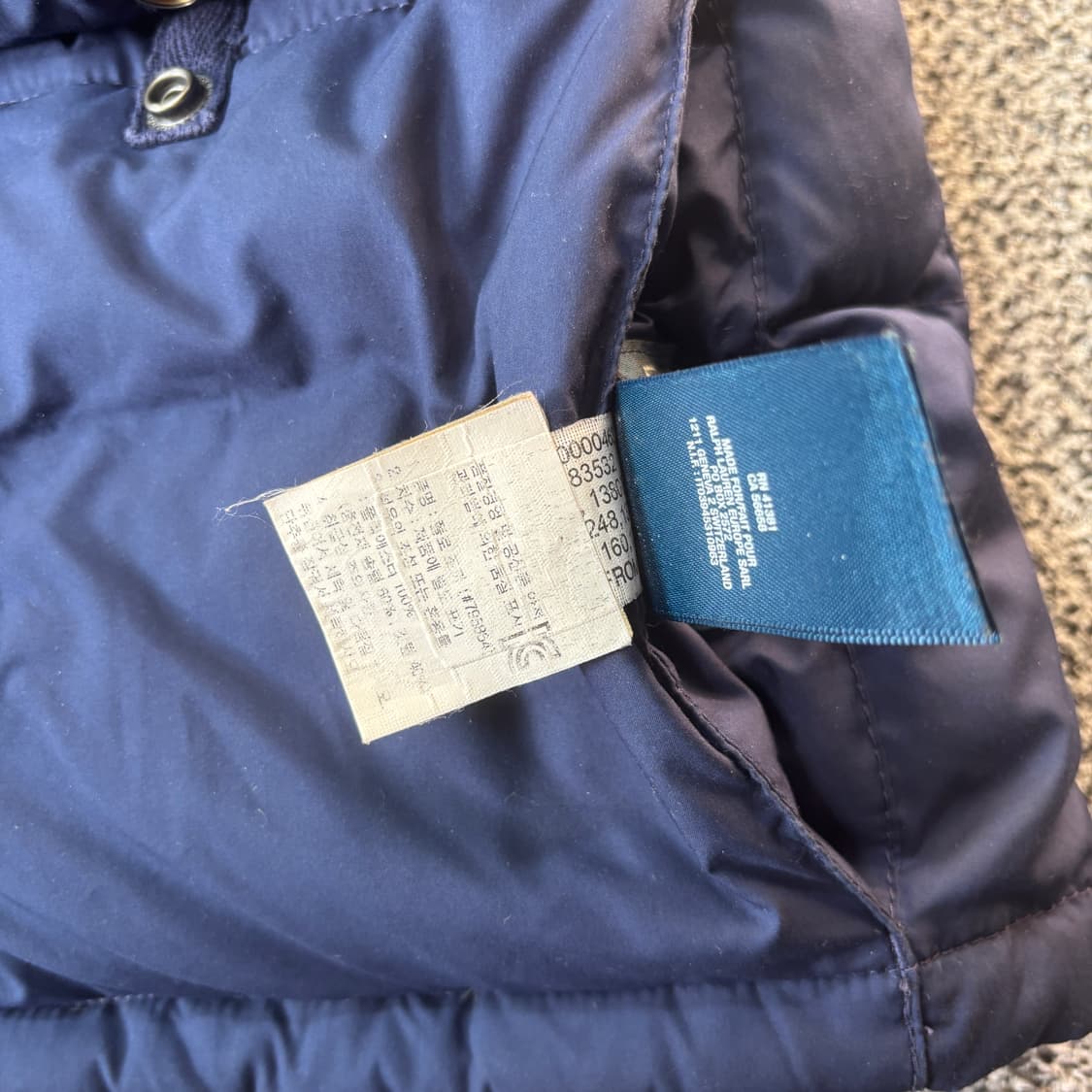 폴로 랄프로렌 보이즈 리버시블 다운 베스트 (XL/18-20) 상품이미지4