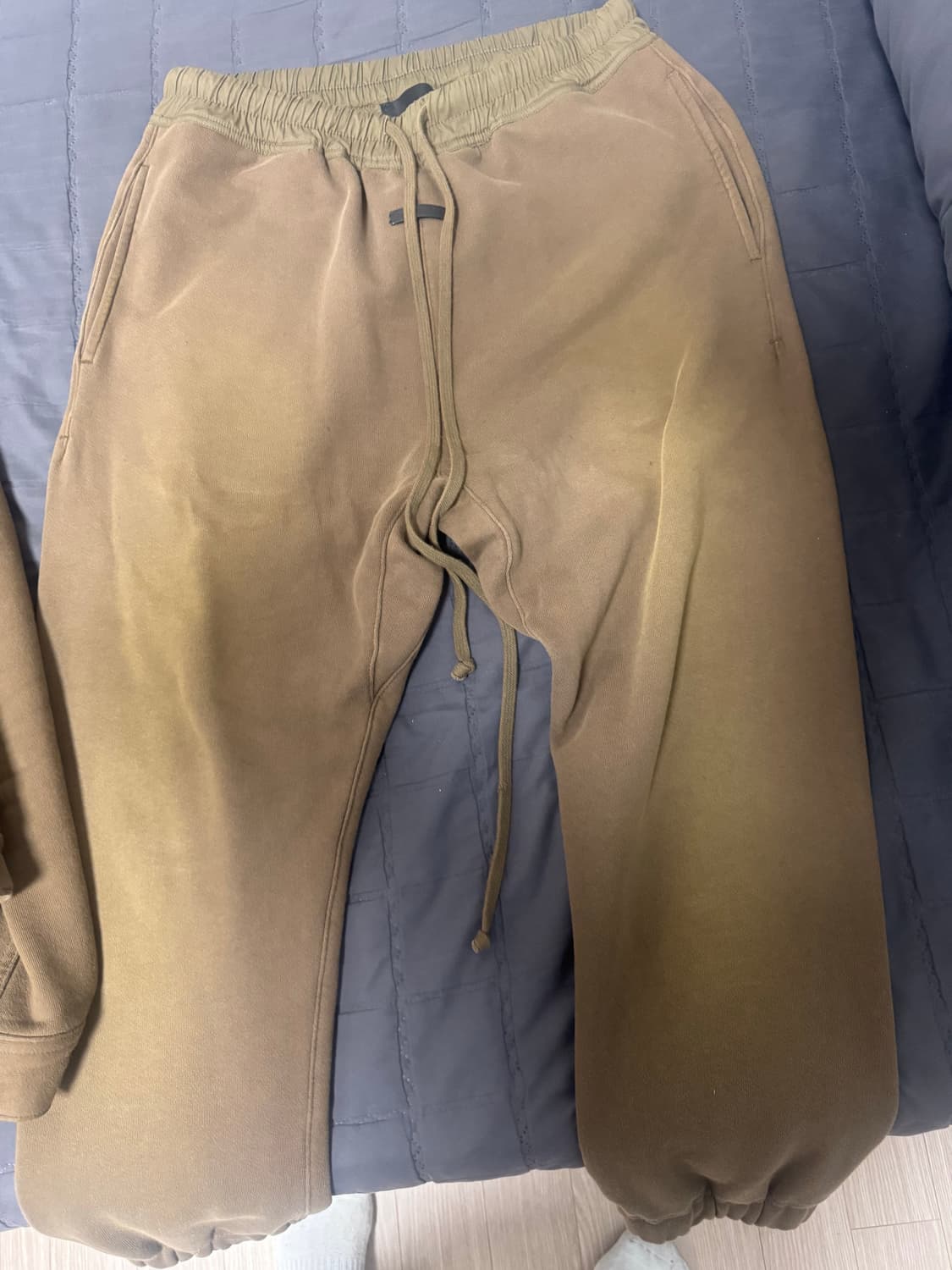 피어오브갓 모카 테리 셋업 팝니다 (상의 사이즈 XL, 하의 L)  상품이미지4