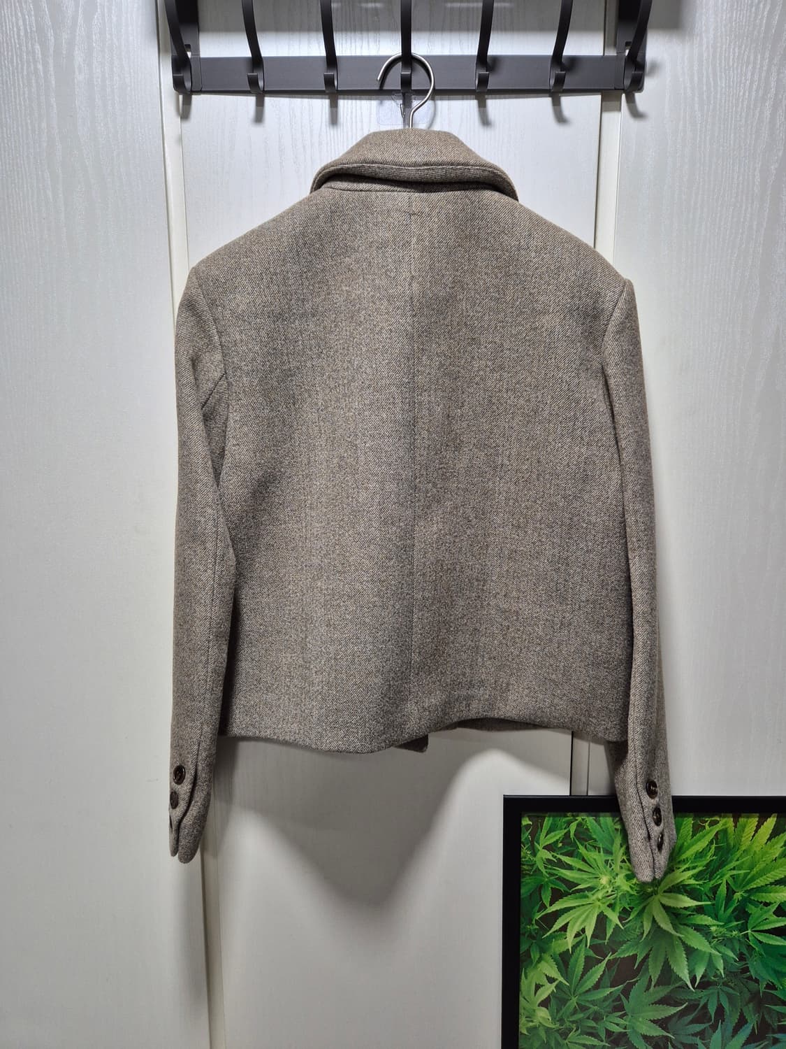 (타임세일)(새상품)NAIN 헤링본 크롭 자켓 상품이미지10