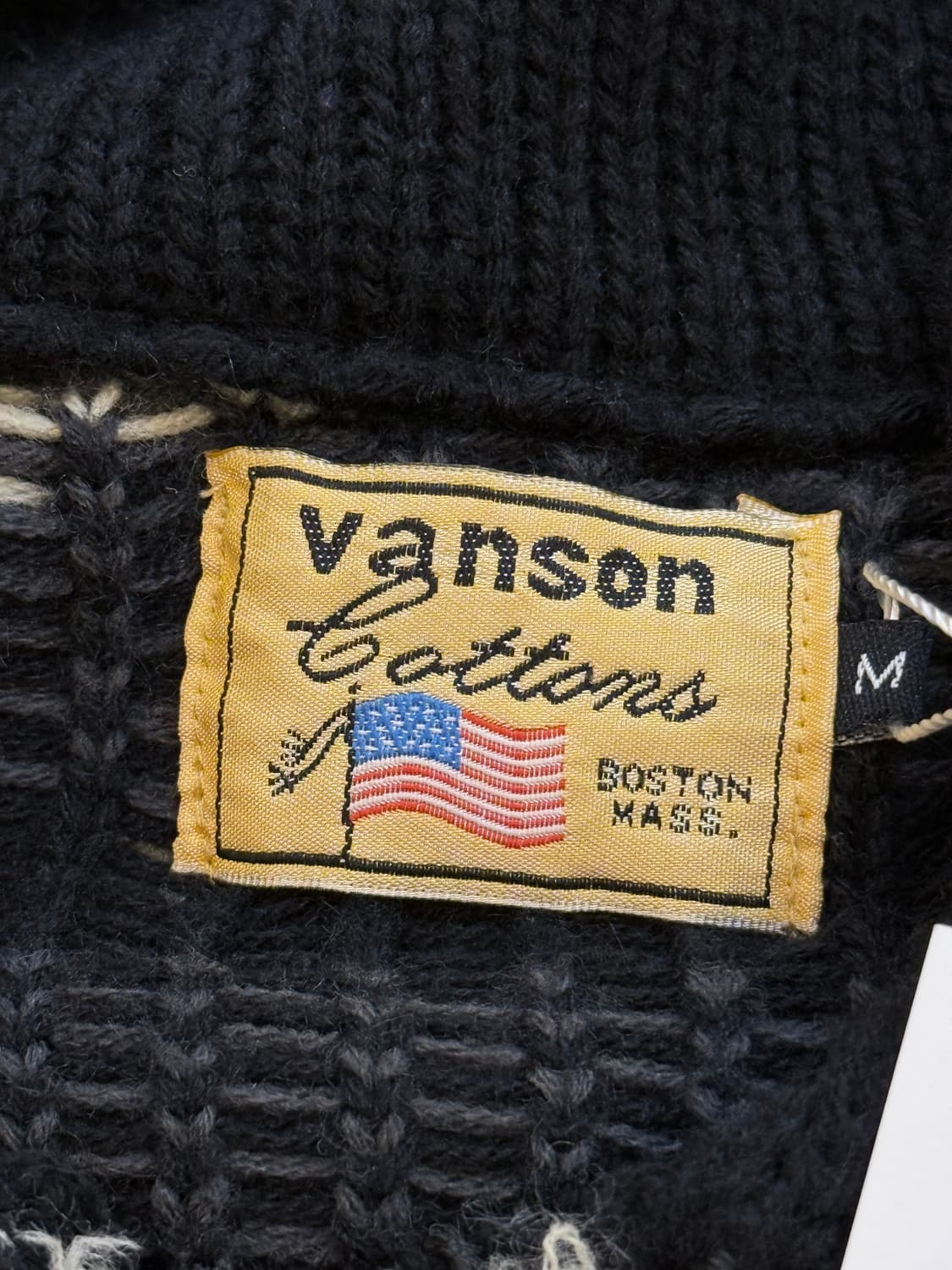 Vanson Skull Kint Zip Sweater 상품이미지3