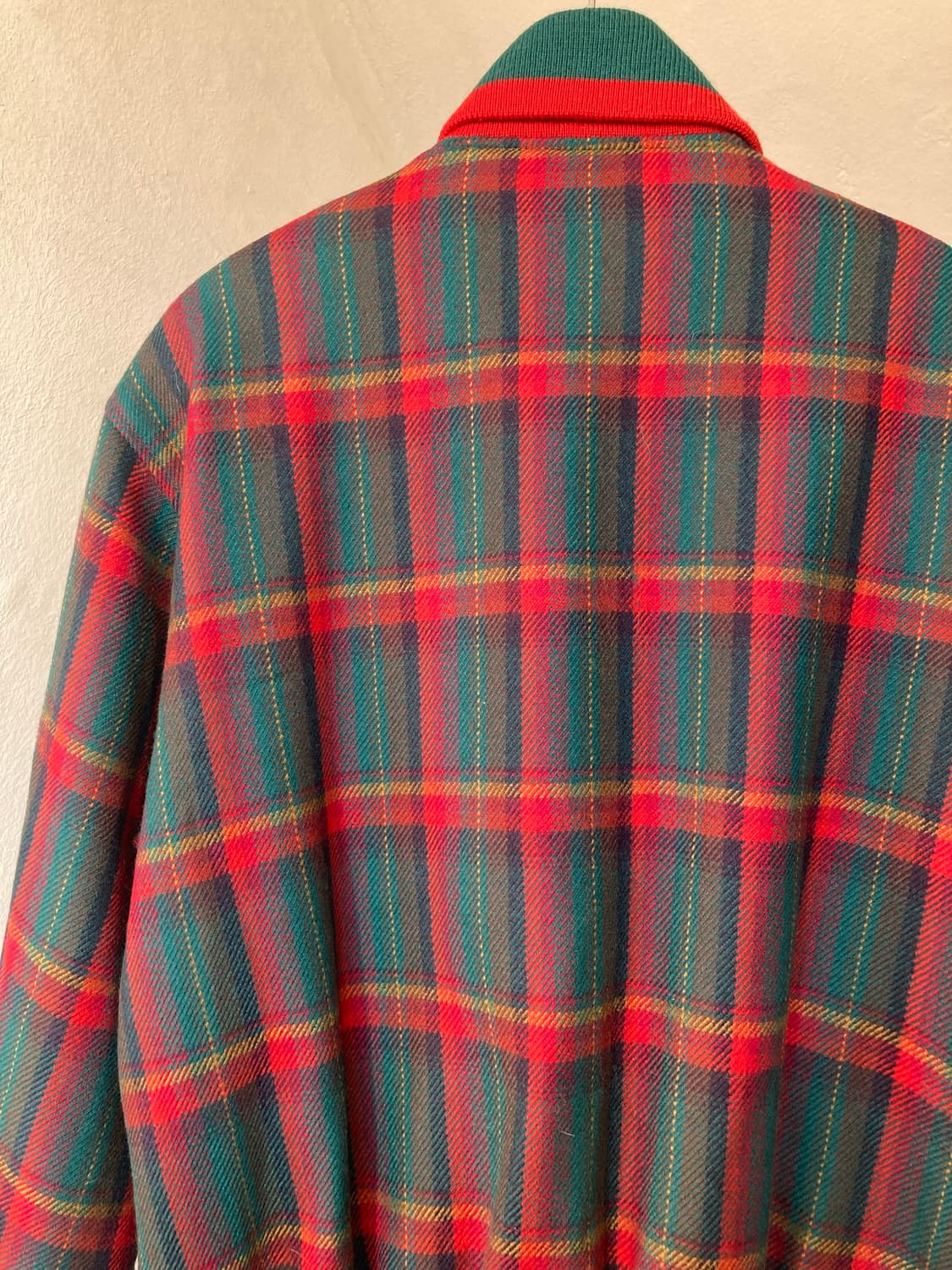 아놀드파마 체크 울 봄버 상품이미지6