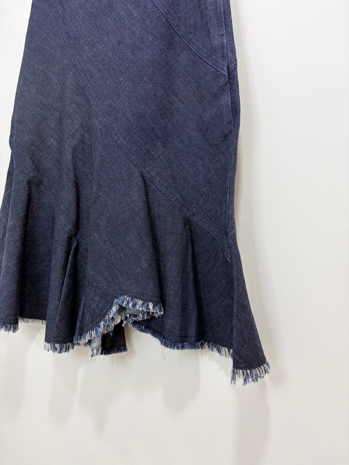 사선 데님 스커트 치마 상품이미지6