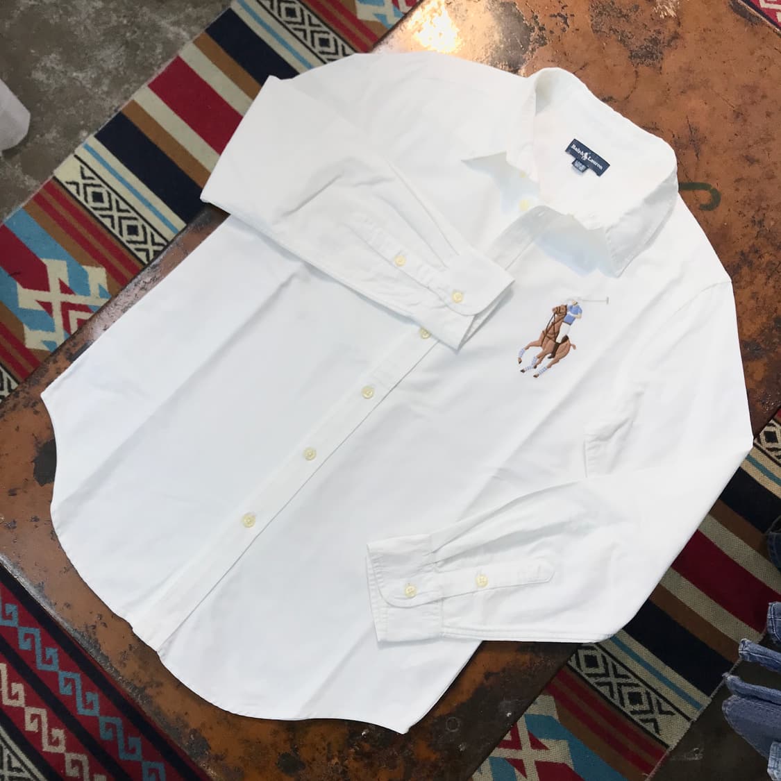 폴로랄프로렌 화이트 옥스포드 셔츠 여성 55 66 남성 97 상품이미지2