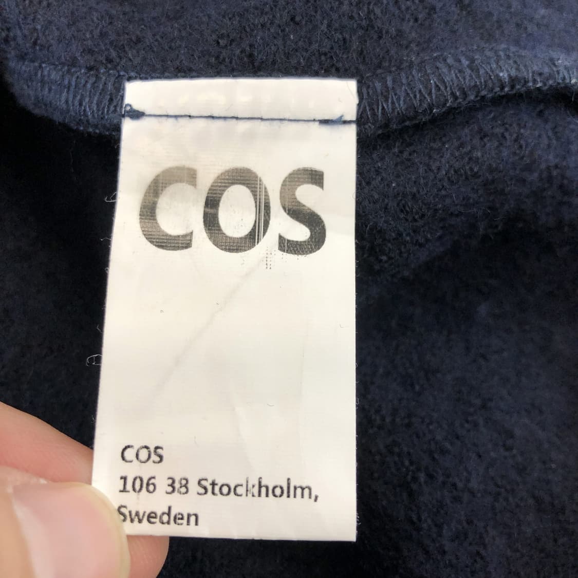 COS 코스 집업 폴로 니트카라티 M 릴렉시드  상품이미지6