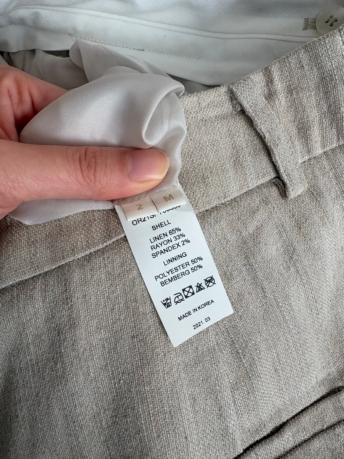 Orr 오르 린넨 슬랙스 상품이미지6