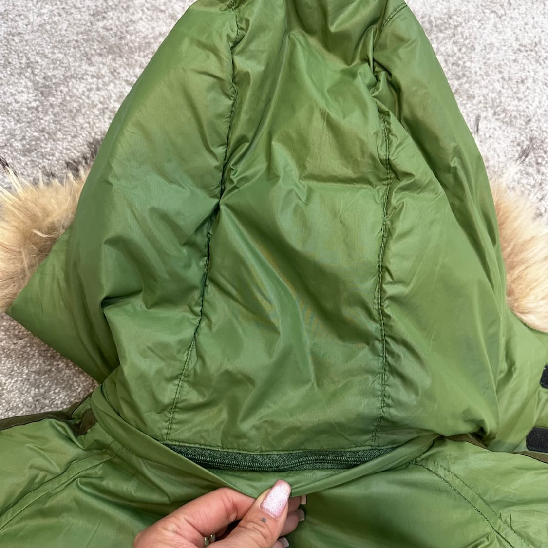 프레드페리 다운 필드 푸퍼 패딩 자켓M-L 상품이미지9