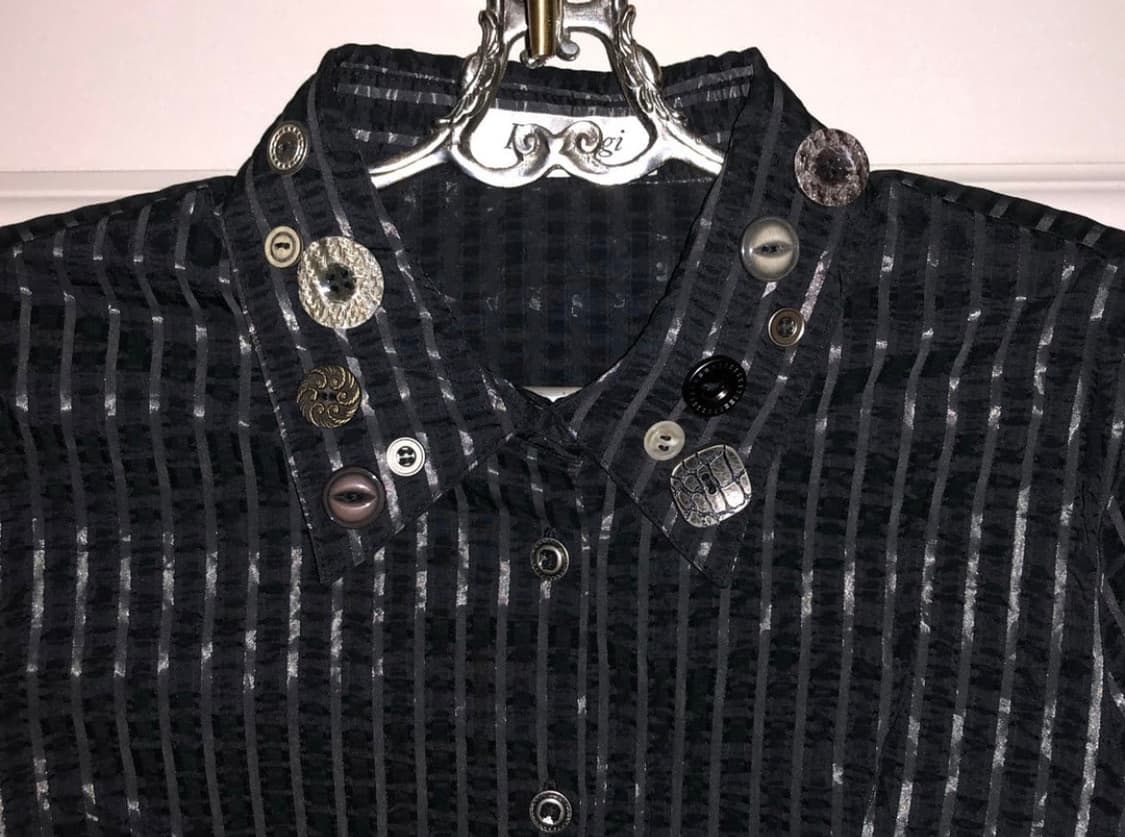 빈티지 스터드 단추 셔츠 vintage button shirt 상품이미지1