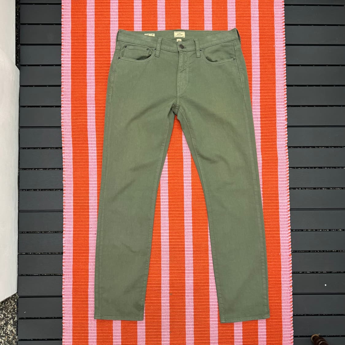 제이크루 484 가먼트 다잉 캐주얼 데님 팬츠 (32)   상품이미지1