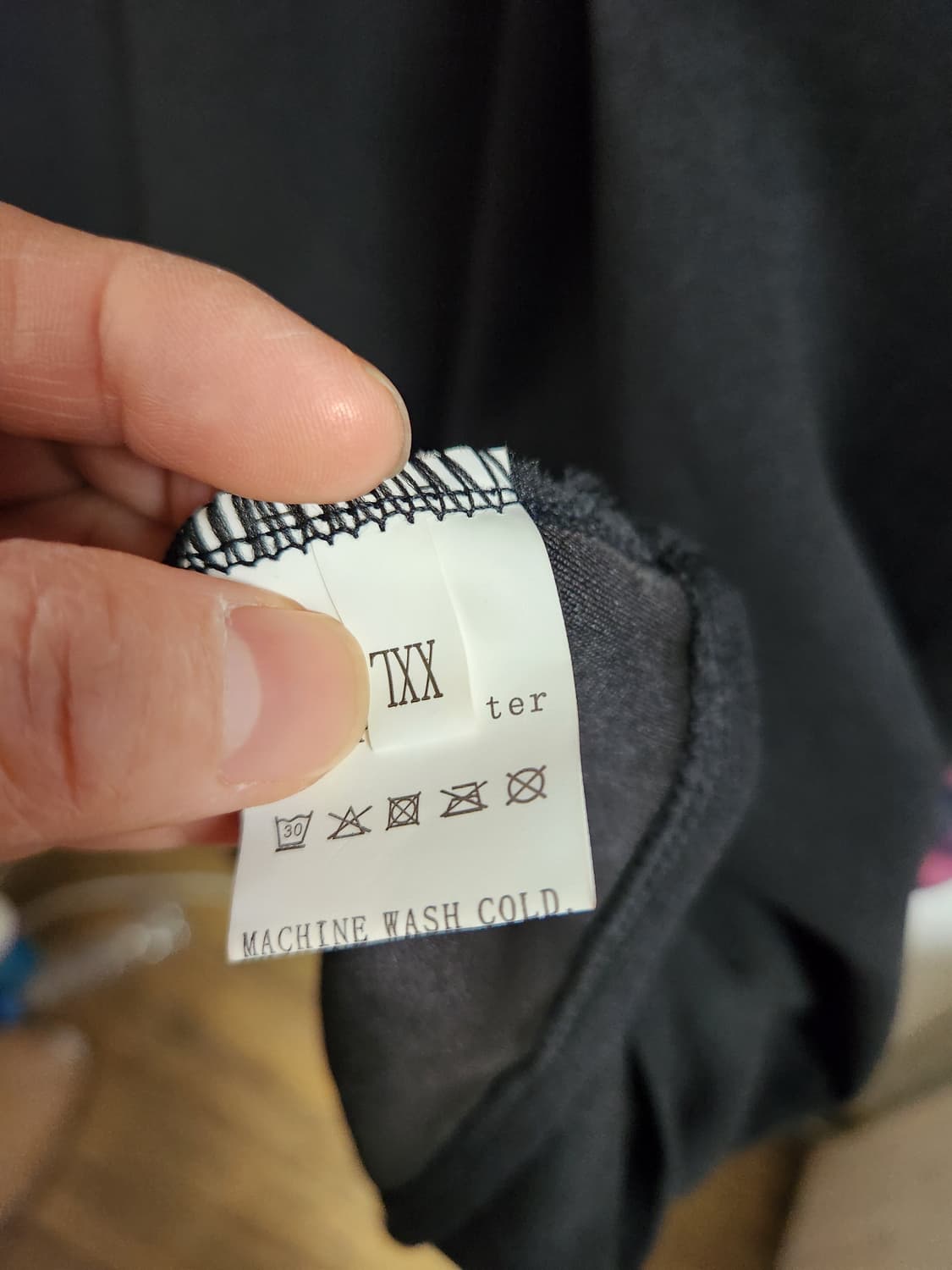 블랙 쉬폰 소매 A라인 롱 원피스XXL 상품이미지5