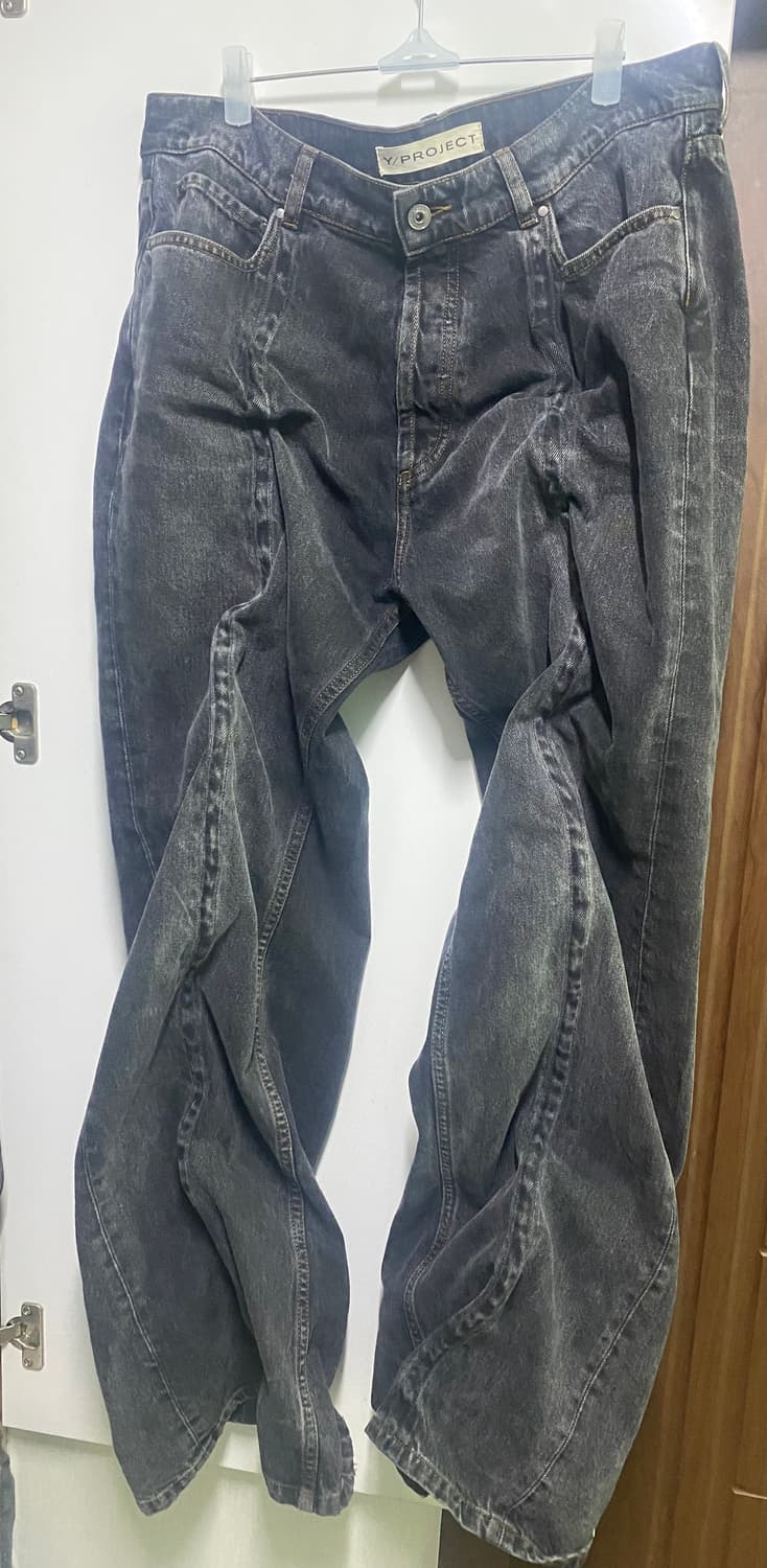 와이프로젝트 와이어 데님 흑청 상품이미지1