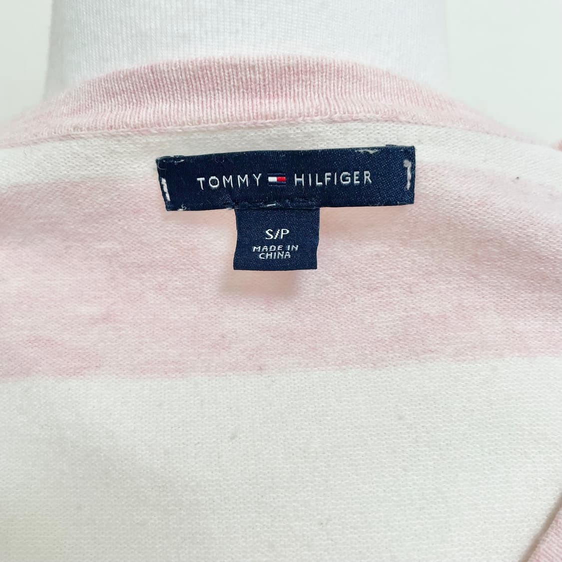 Tommy Hilfiger 타미힐피거 핑크 스트라이프 롱 슬리브리스 상품이미지3