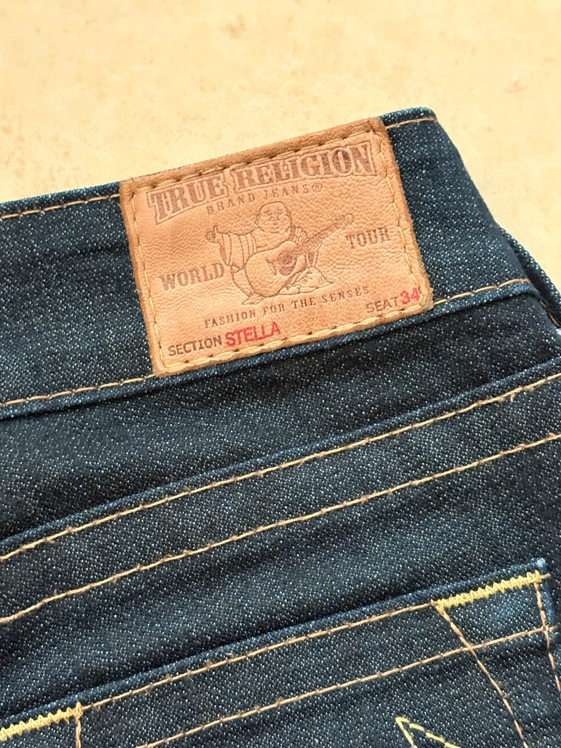 트루릴리젼 스텔라 데님 팬츠 생지 USA제작 상품이미지7