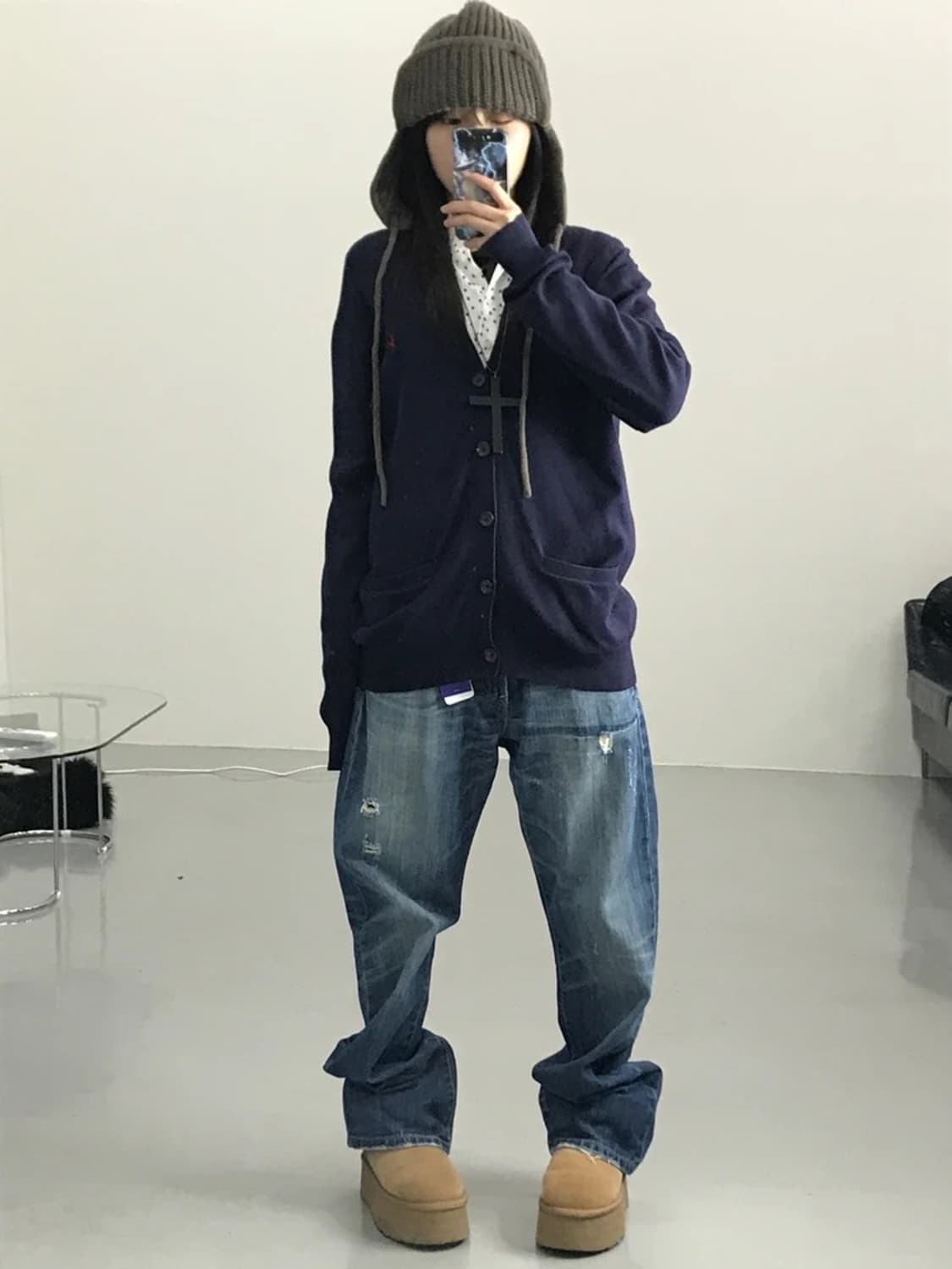 신형 폴로랄프로렌 네이비 가디건 상품이미지3