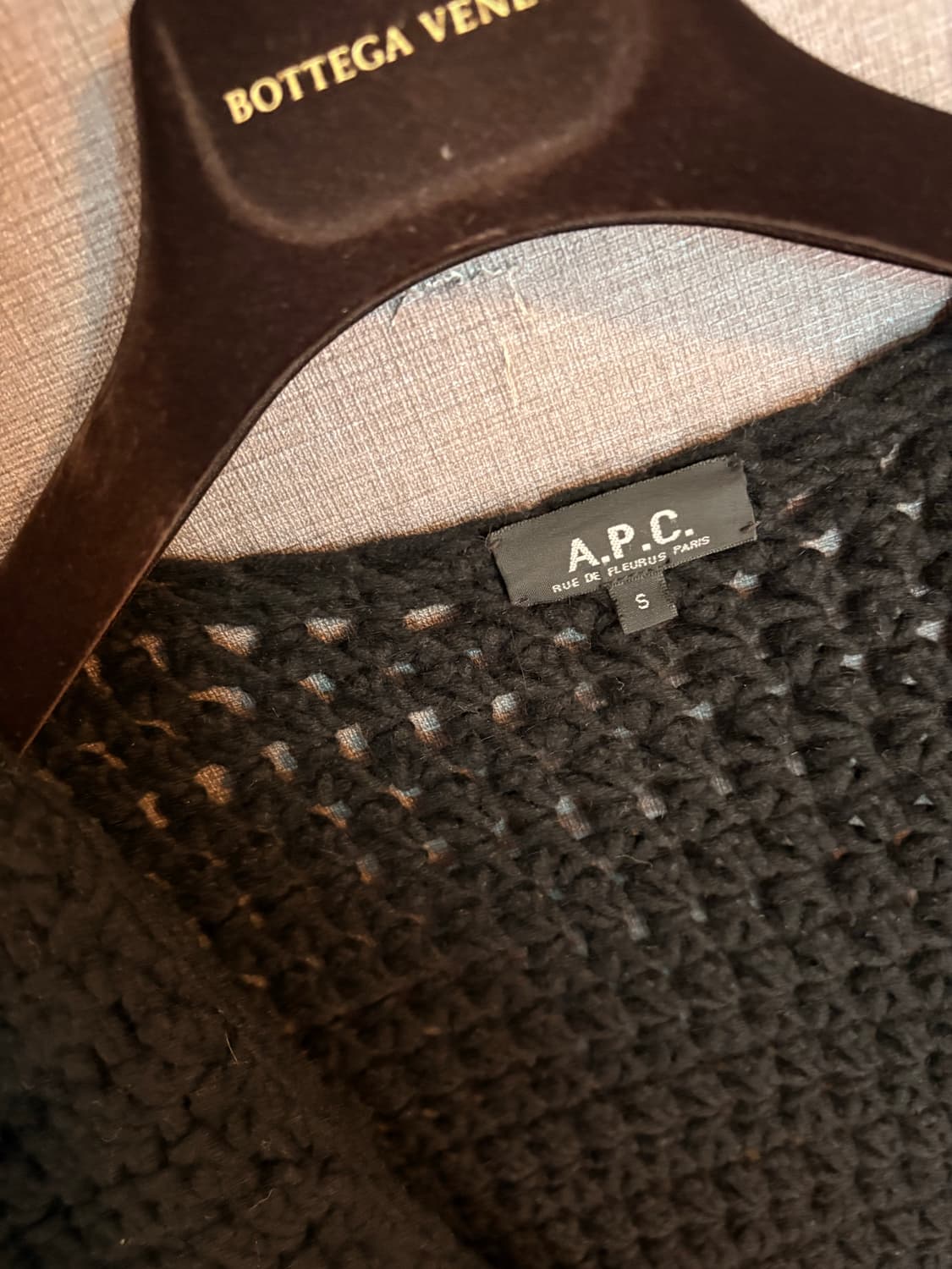 A.P.C. 니트 가디건 블랙 S 상품이미지2