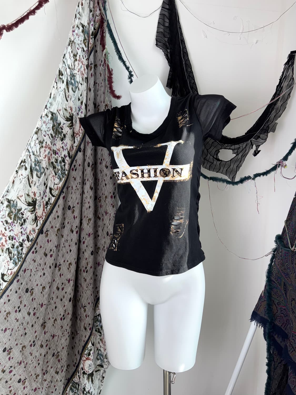 Y2k 옵시디언 디스트로이드 티 상품이미지1