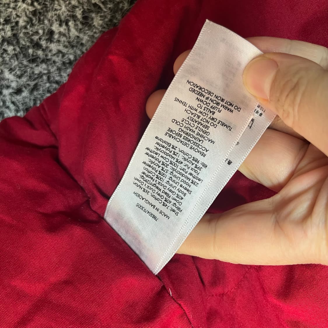 데님앤서플라이 랄프로렌 성조기 패딩 S 상품이미지3