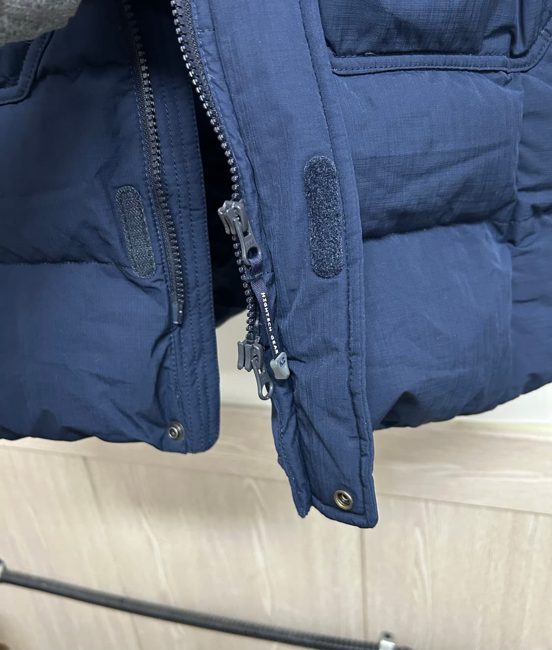 K2 네이비 여성 덕다운 롱패딩 점퍼 상품이미지5