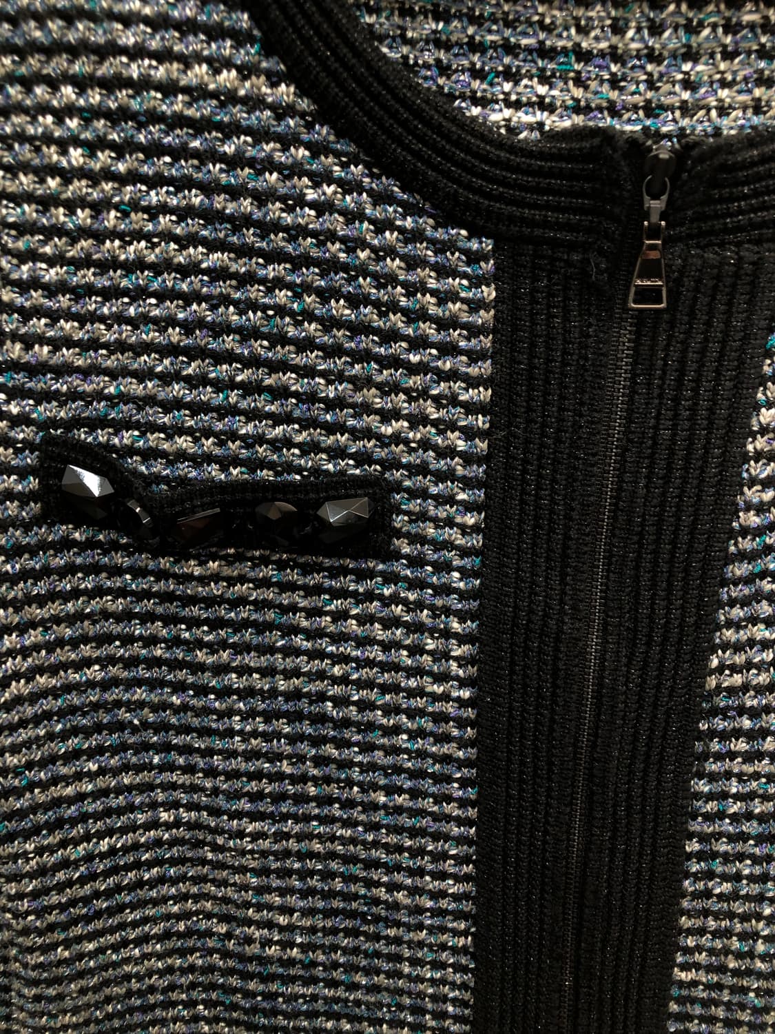 비즈포켓 트위드가디건 상품이미지3