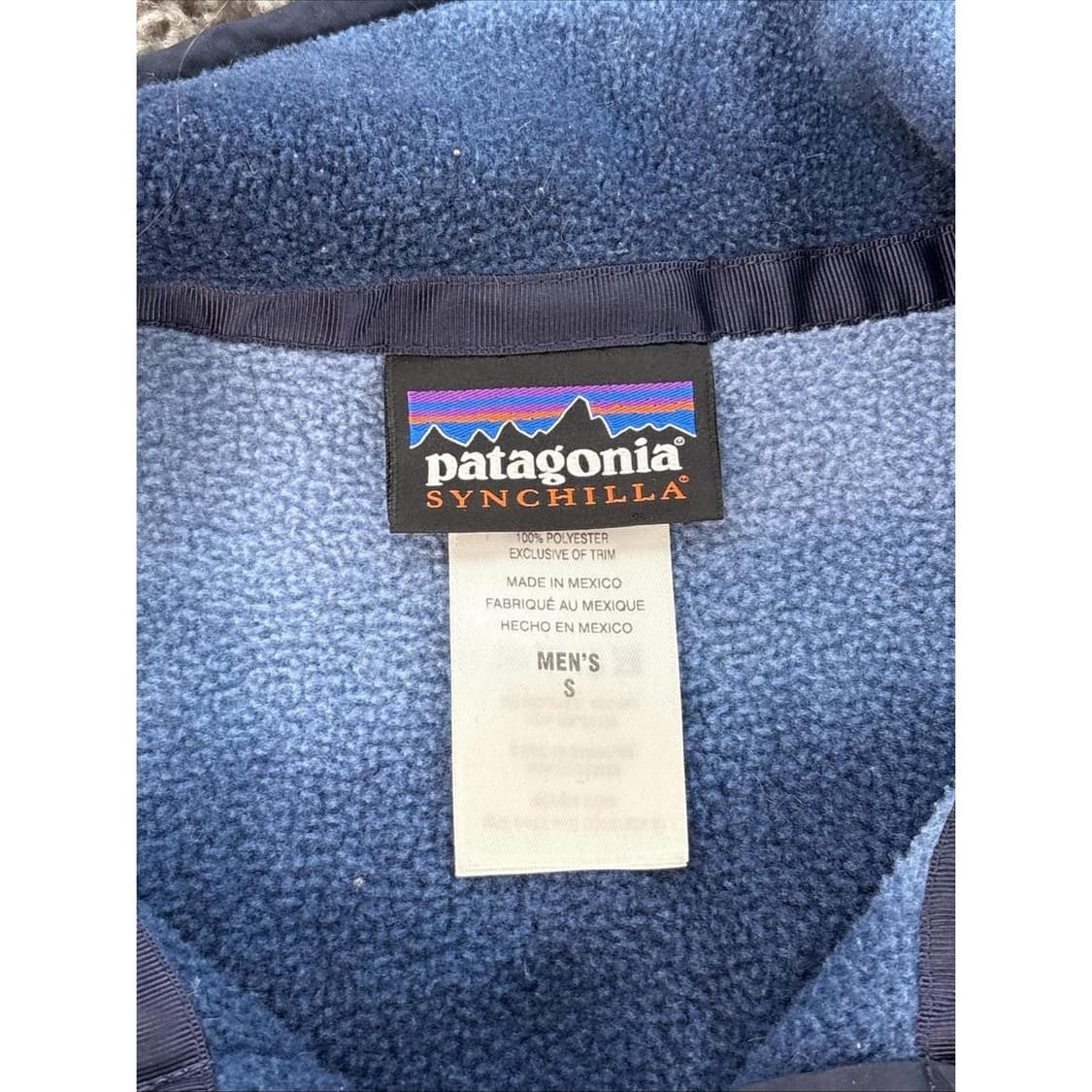 00s 파타고니아 신칠라 스냅-T 네이비/블루 그래데이션 빈티지 상품이미지3