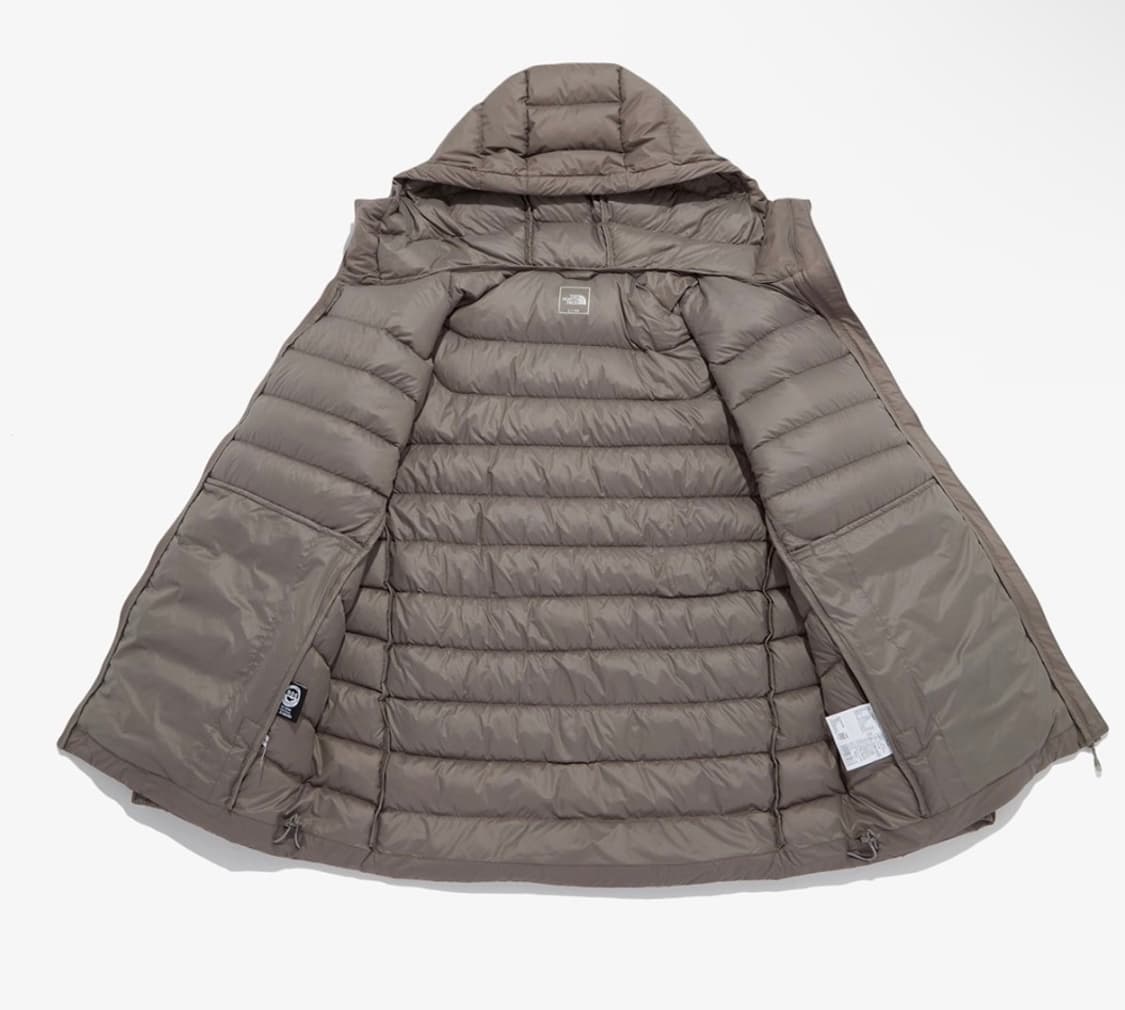 노스페이스 경량패딩 다크베이지 모카 S 상품이미지3