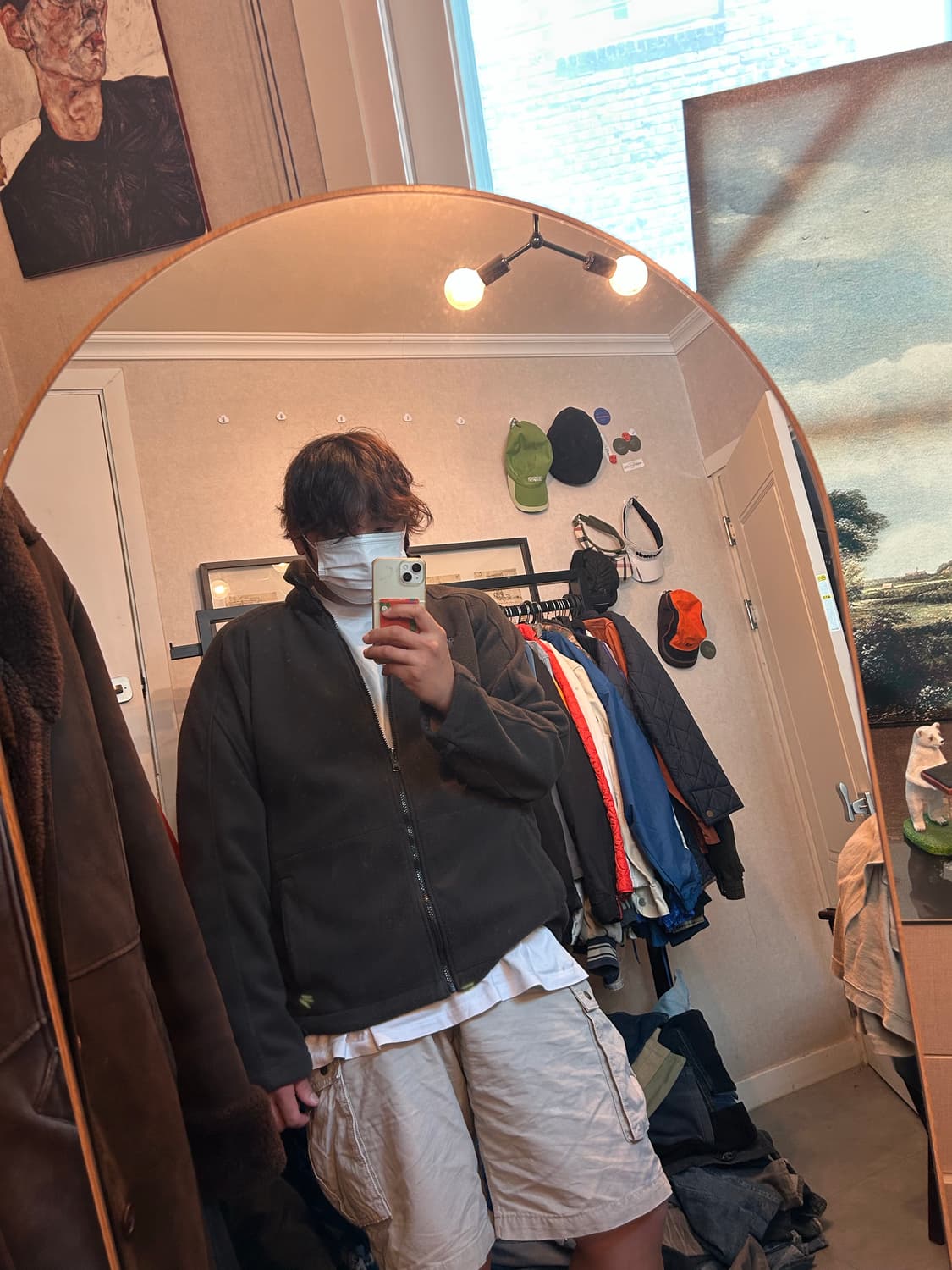 00s 노스페이스 브라운  빈티지 플리스 풀집업  자켓 110size  상품이미지1