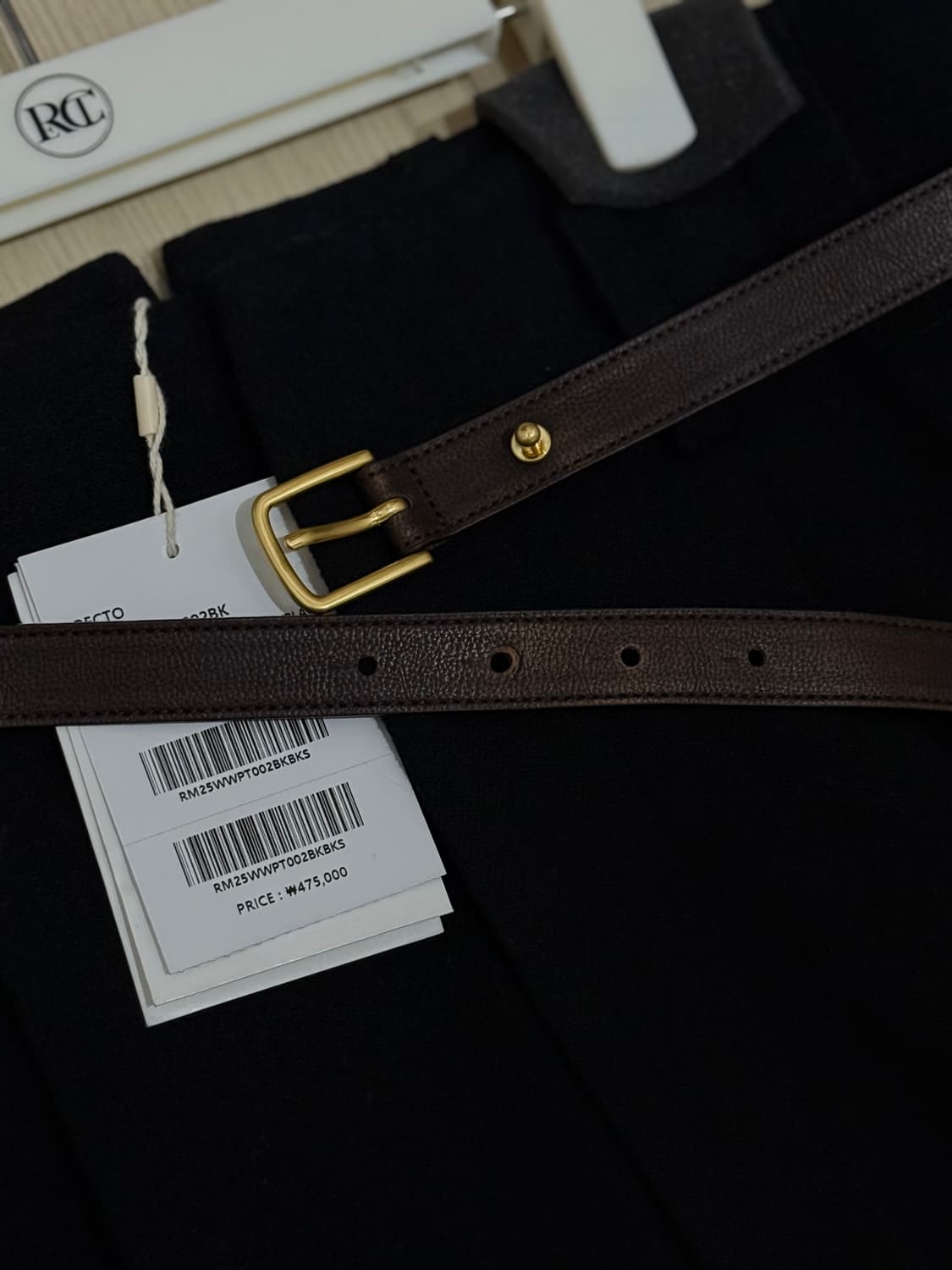 [S] 렉토 퀸시팬츠 블랙 상품이미지3