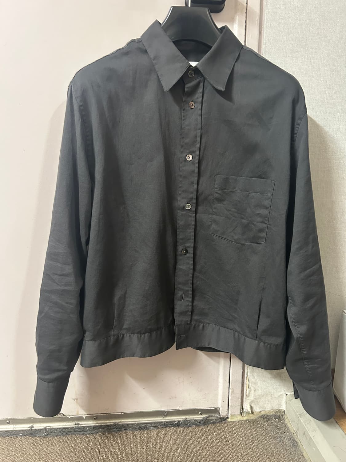 아이엘 콥셔츠 차콜 48 상품이미지2