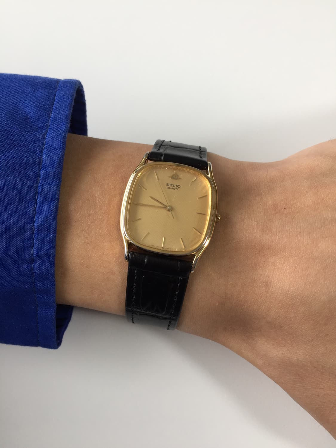 90s seiko gold 3d dial quartz 상품이미지6