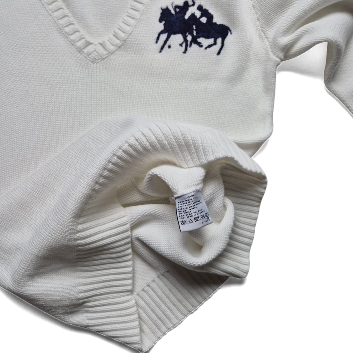 [M] 폴로 랄프로렌 기마로고 v넥 코튼 니트 상품이미지8