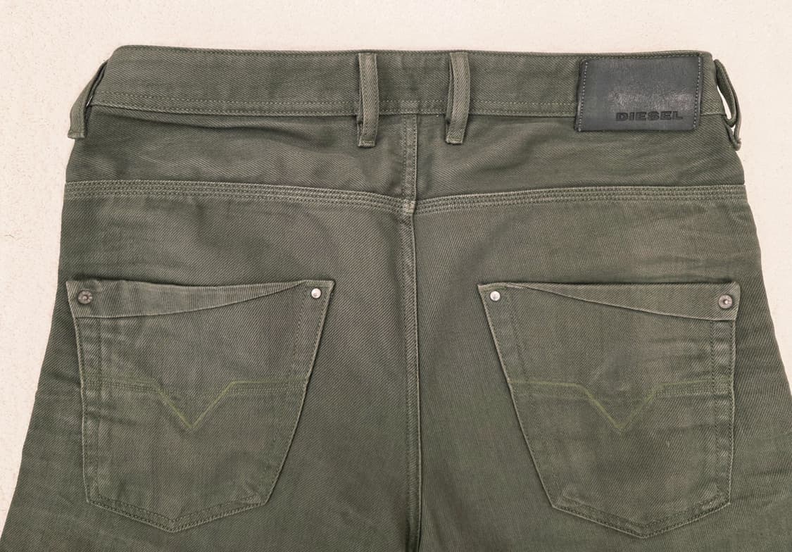 디젤 크룰리 카키 청바지.  싸이즈 34 상품이미지5
