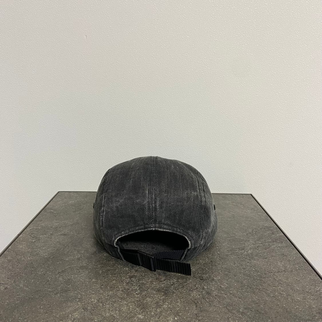 (OS) 슈프림 박스로고 캠프캡 모자 데님 블랙 상품이미지4