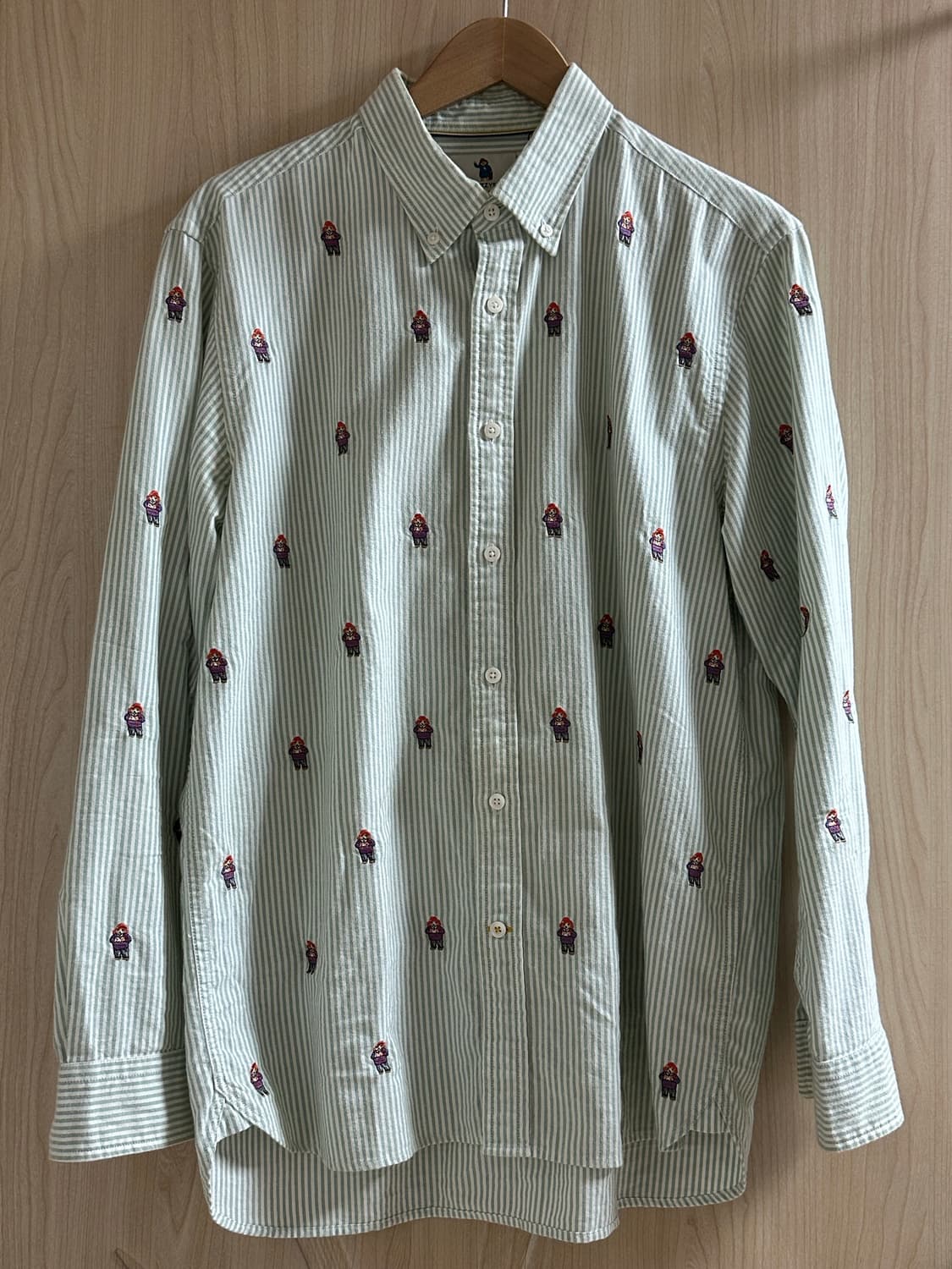 Hazzys 곰돌이 패턴 셔츠 100 상품이미지1