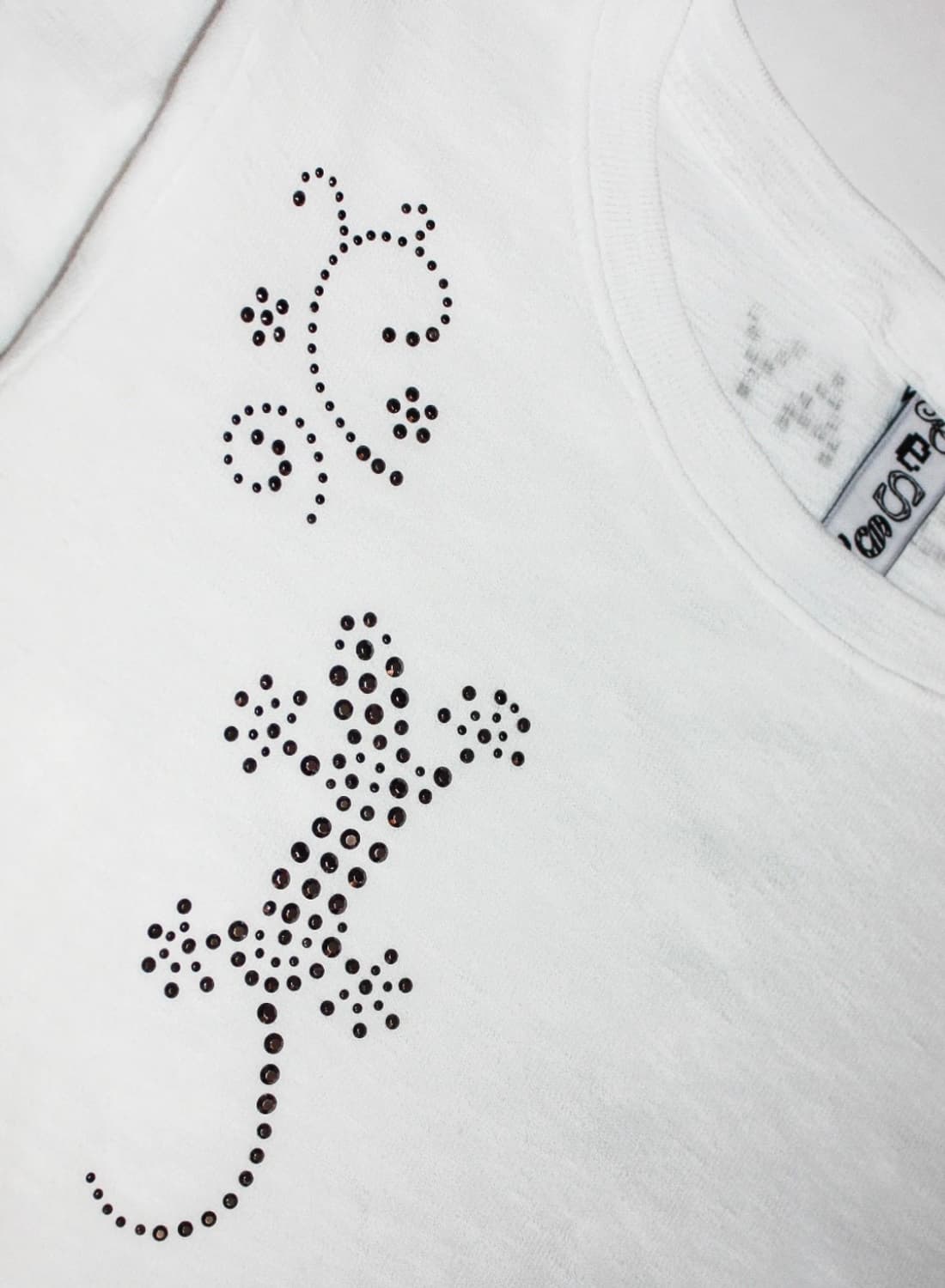 Eessay lizard t 도마뱀 큐빅 티셔츠 상품이미지3