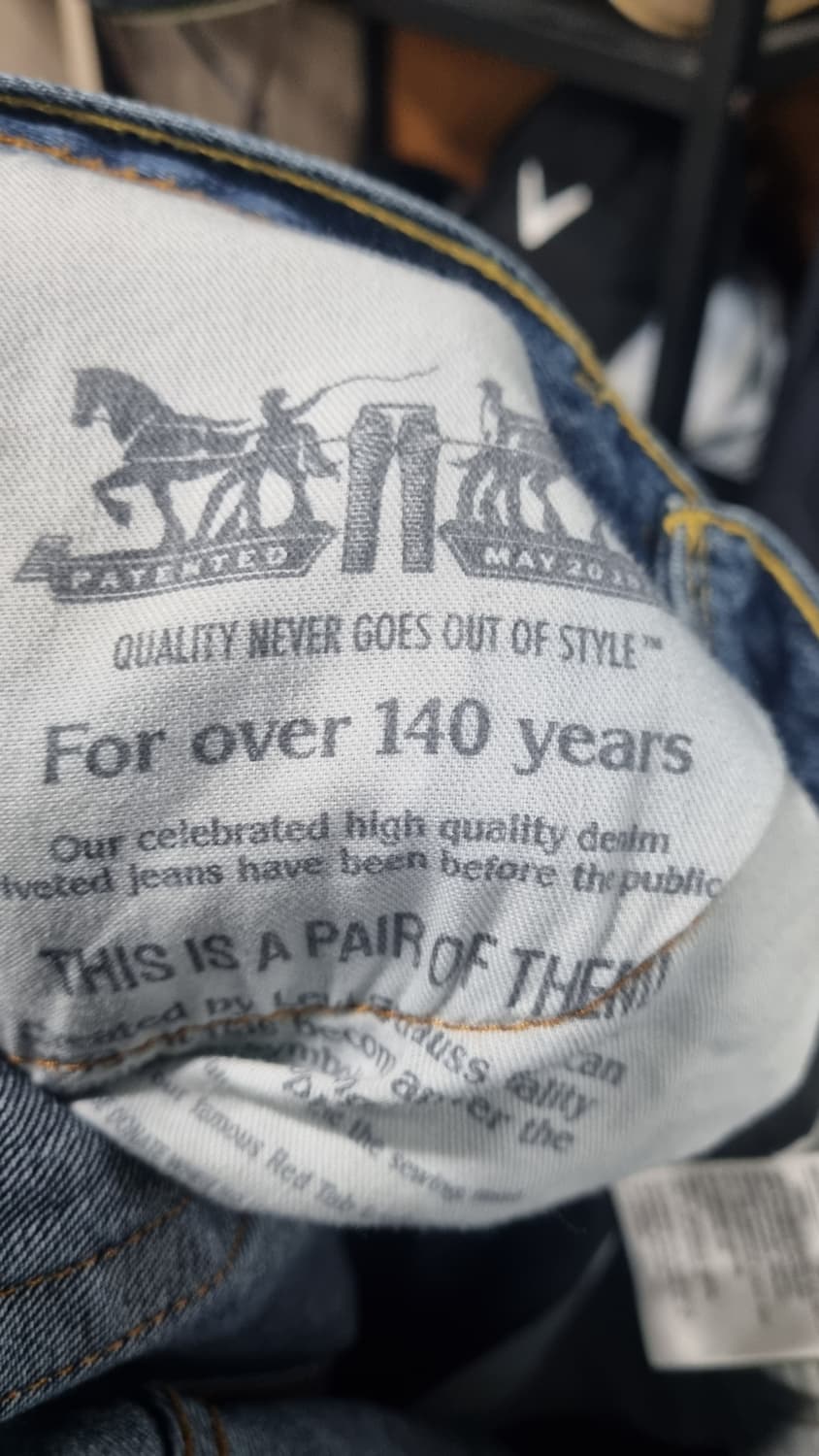 리바이스511 슬림핏 데님팬츠 허리단면41(32) 기장103 A급 상품이미지4