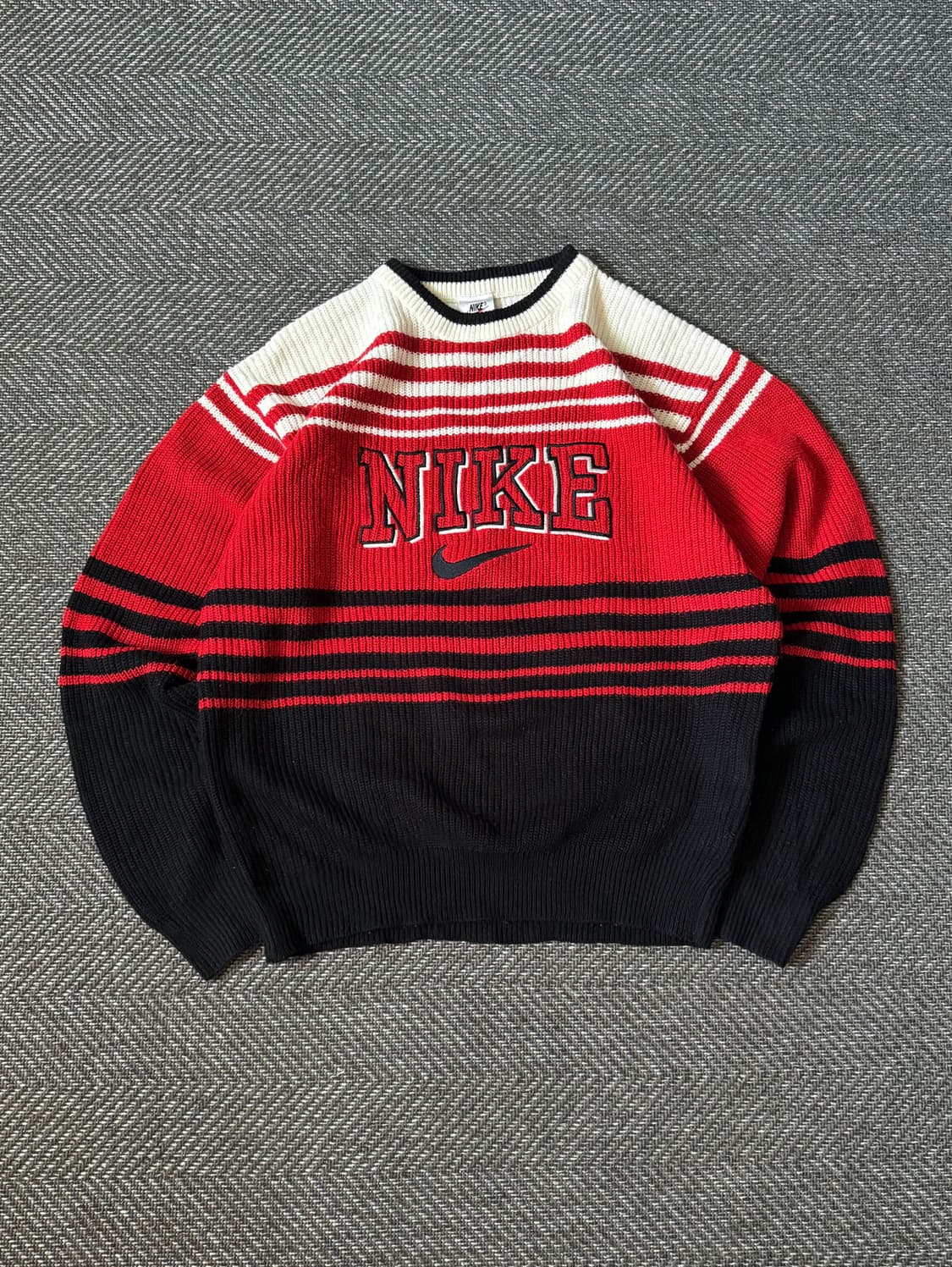 올드 나이키 스펠아웃 아크릴 스웨터 (105) 상품이미지1