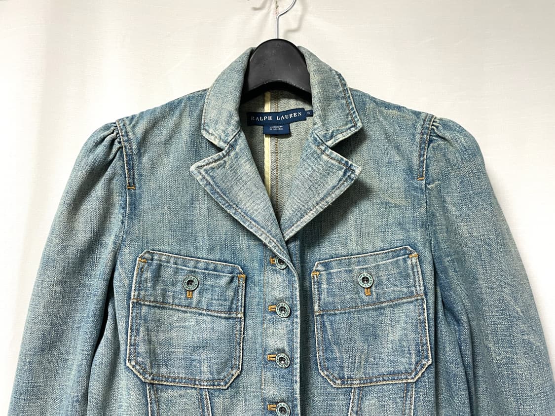 여성 폴로 랄프로렌 슬림핏 웨스턴 데님 청자켓 상품이미지2
