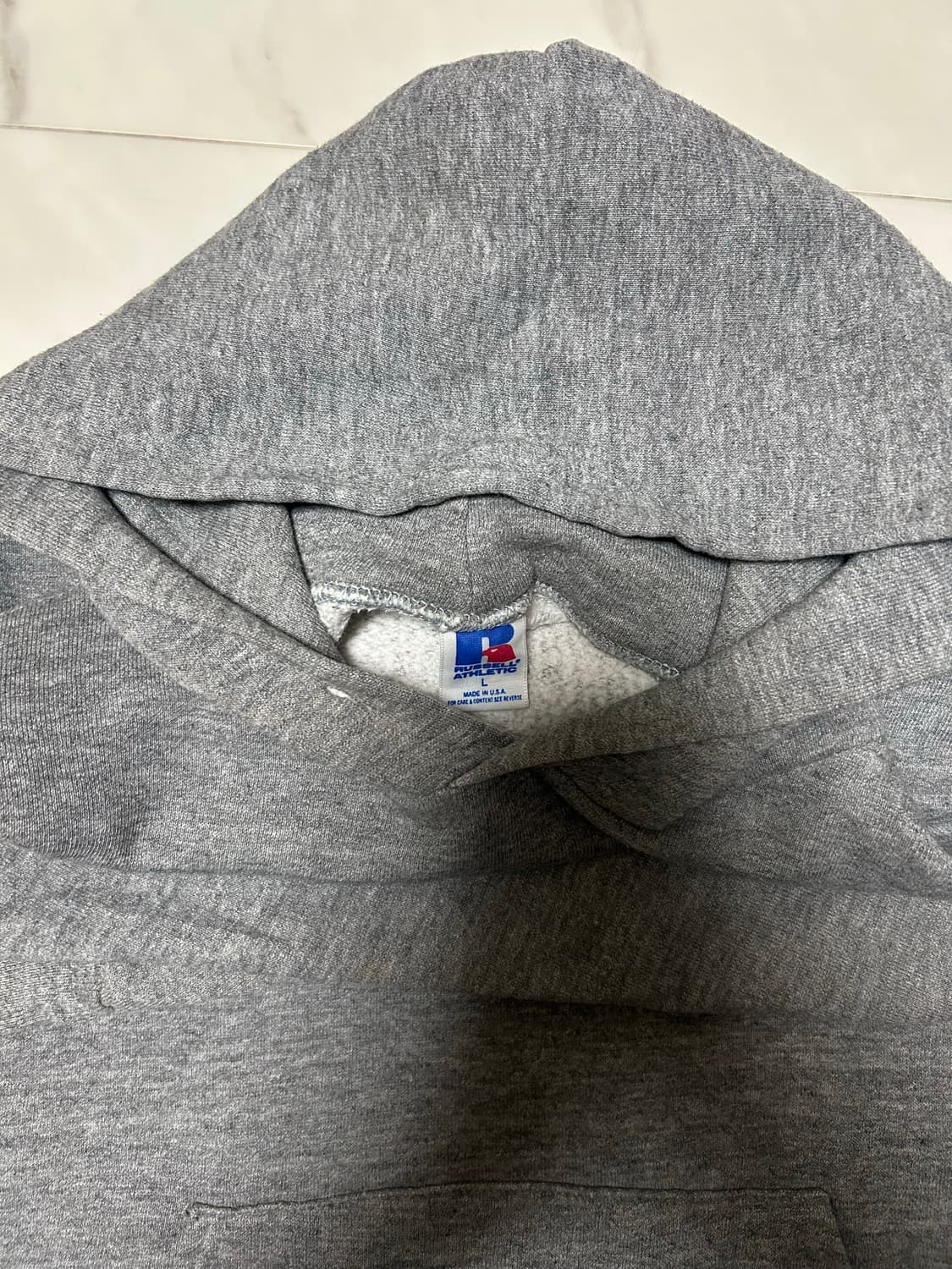 러셀 애슬레틱 회색후드티 상품이미지1