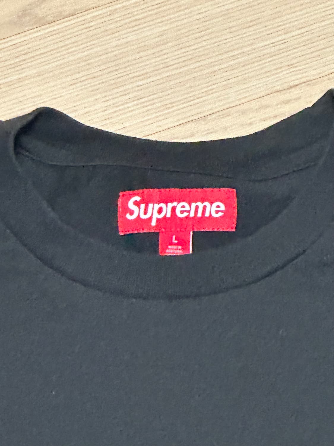 [L]슈프림 스몰박스로고 롱슬리브 블랙 상품이미지2